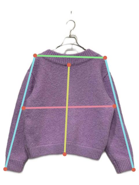 中古・古着通販】THE TOE (ザ・トゥー) 厚手ニット パープル サイズ:M