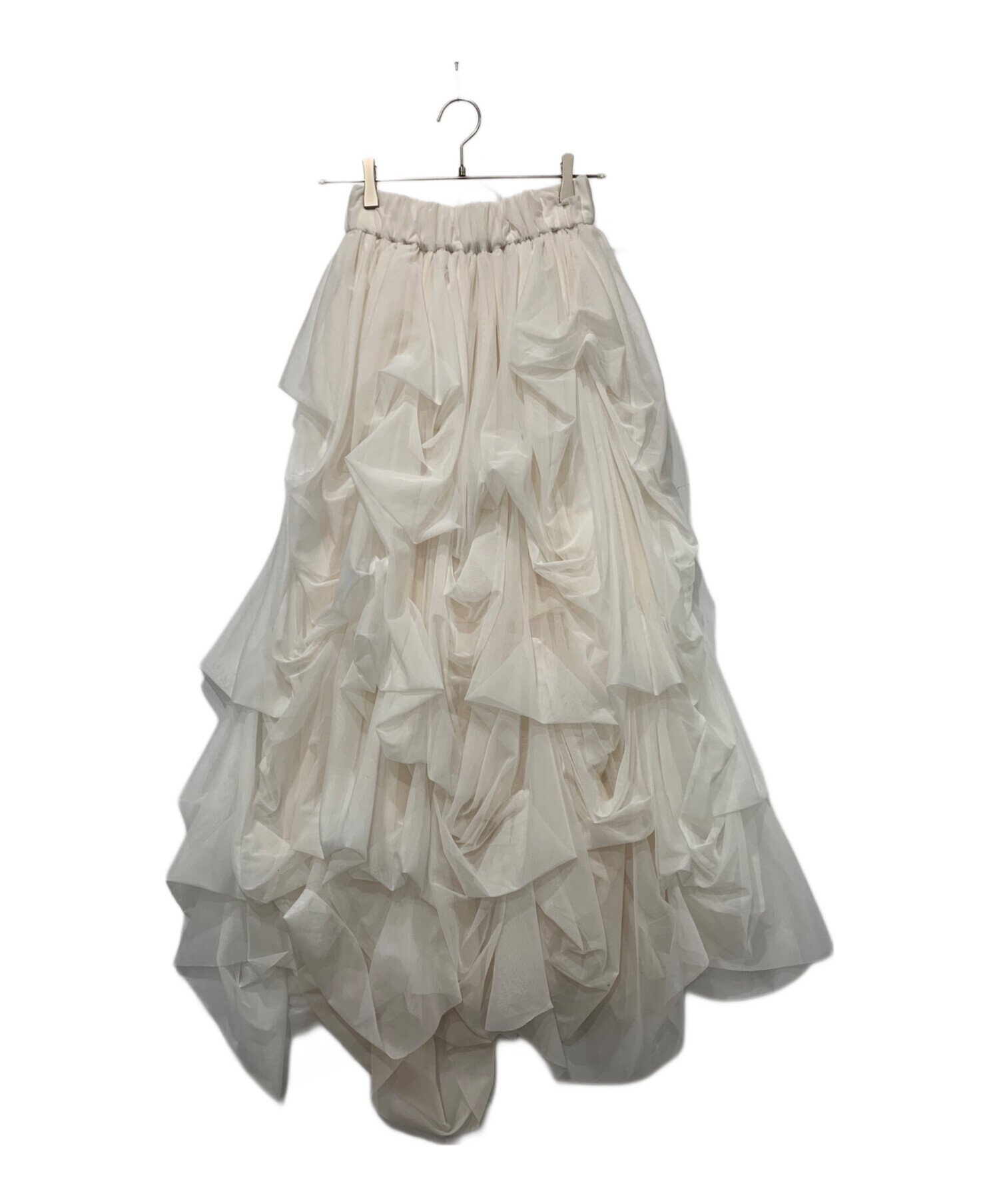 中古・古着通販】THE TOE (ザ・トゥー) チュールスカート ホワイト