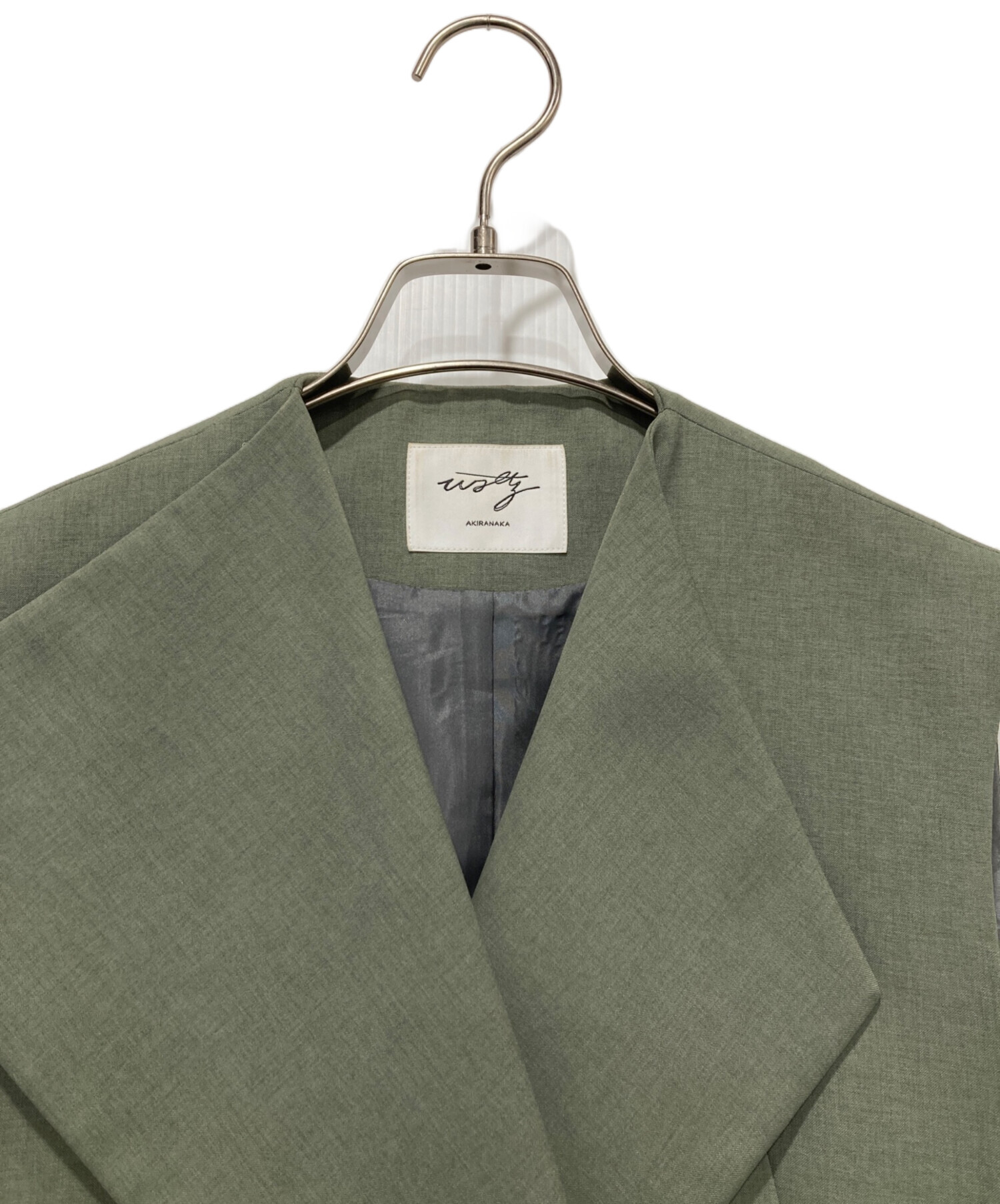 中古・古着通販】AKIRA NAKA (アキラナカ) ジレ オリーブ サイズ:SIZE