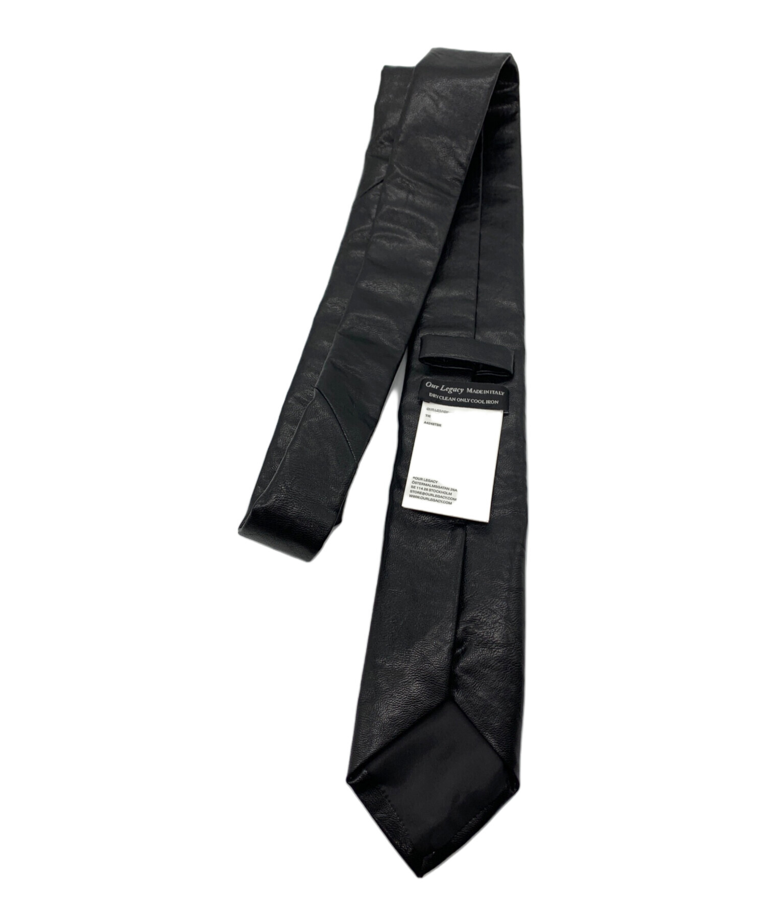 中古・古着通販】OUR LEGACY (アワーレガシー) TIE Black Real Fake