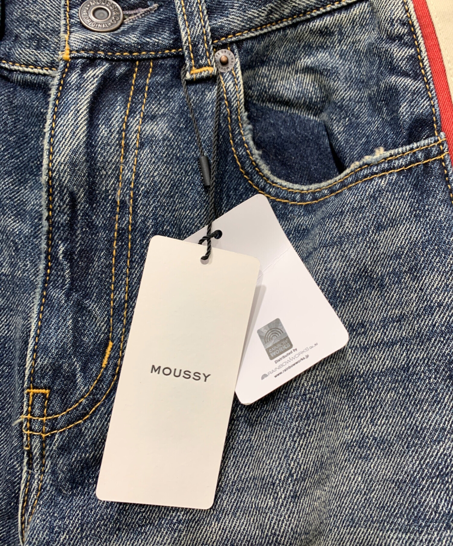 中古・古着通販】moussy (マウジー) HONDA (ホンダ) デニムパンツ