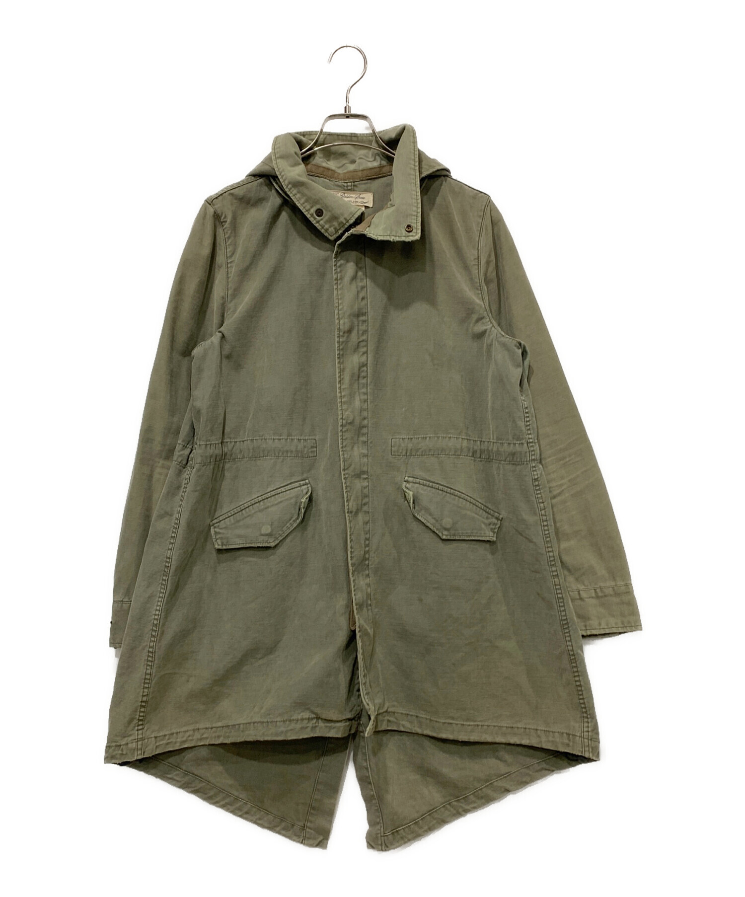REMI RELIFF NAVY LABEL バックサテンモッズコート L 【公式通販】