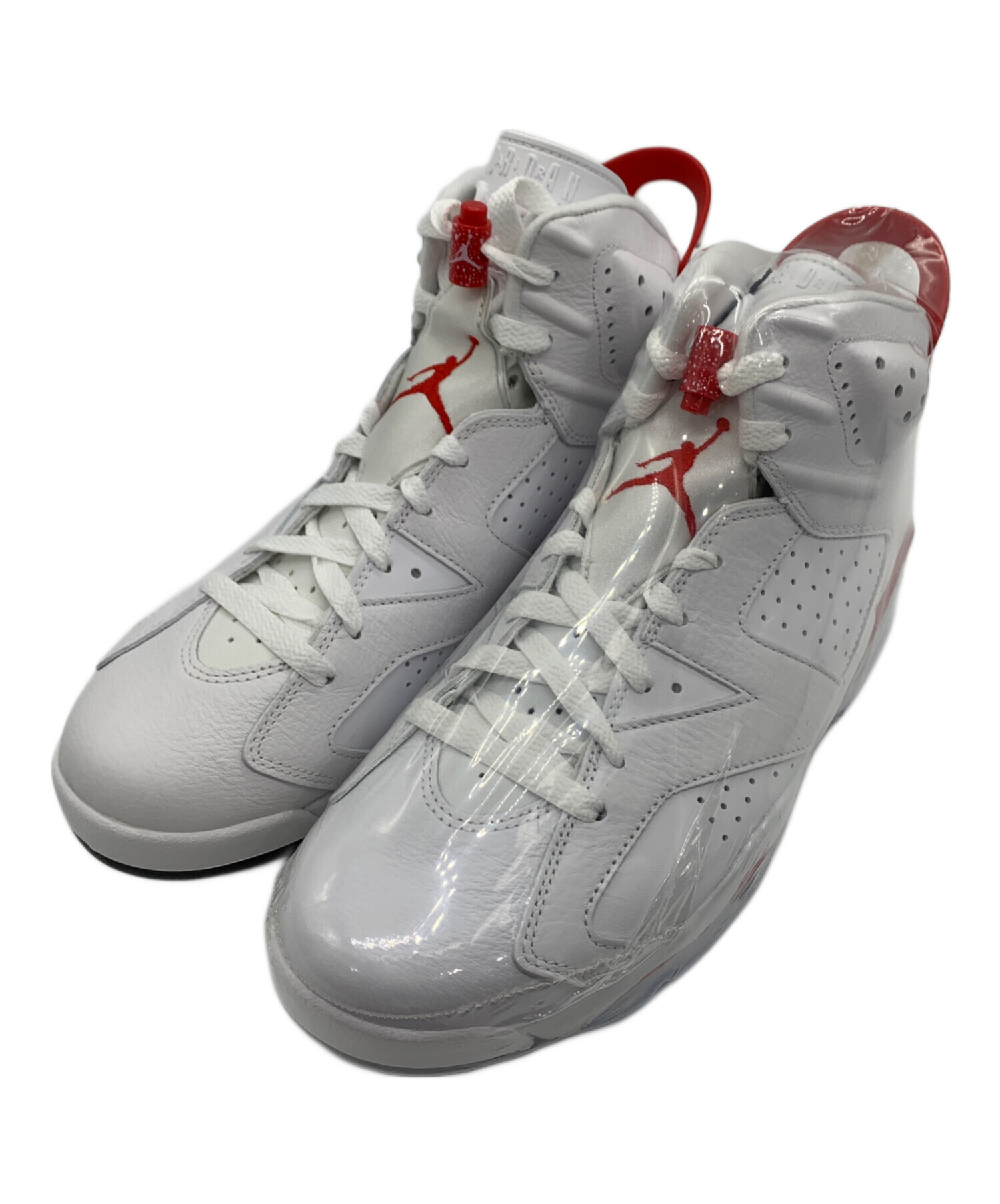 正規品 Nike Air Jordan 6 ホワイト/レッド/グレー 中古・古着通販】NIKE (ナイキ) Air Jordan 6 