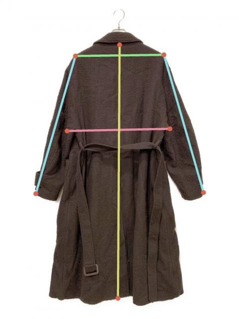 中古・古着通販】stein (シュタイン) OVERSIZED BLANKET COAT ブラウン