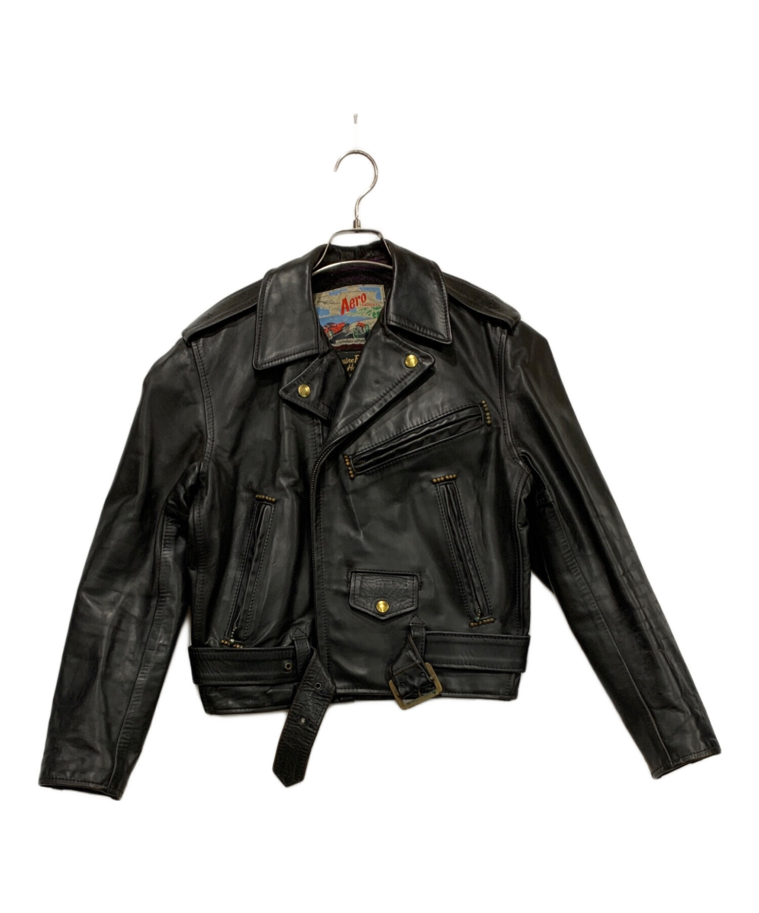 中古・古着通販】Aero LEATHER (エアロレザー) ホースハイドダブル