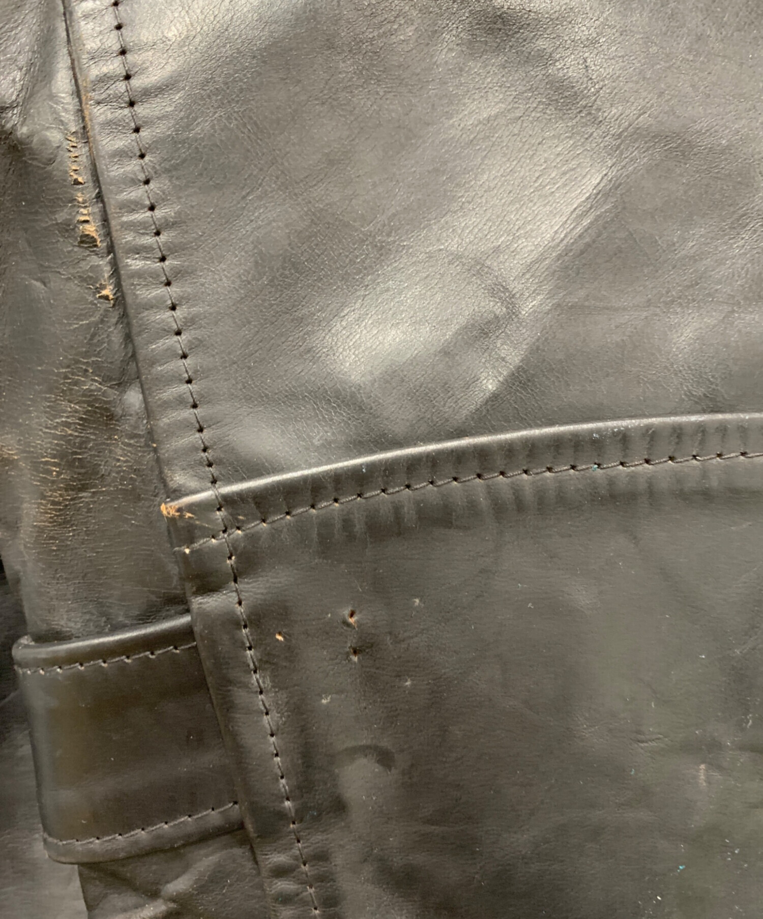 中古・古着通販】Aero LEATHER (エアロレザー) ホースハイドダブル