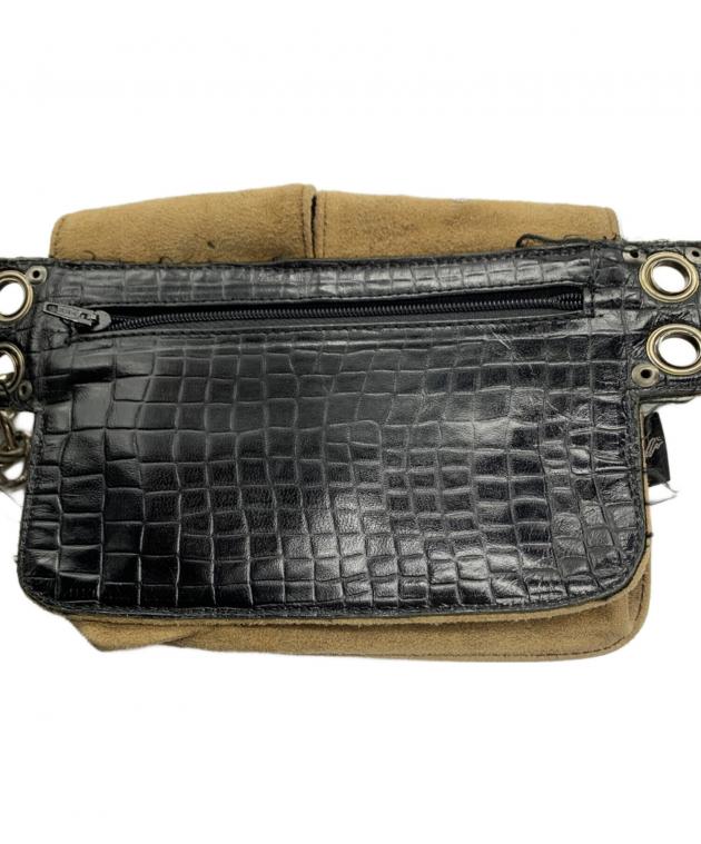 中古・古着通販】KMRII (ケムリ) 5連 ウエストポーチ ベージュ