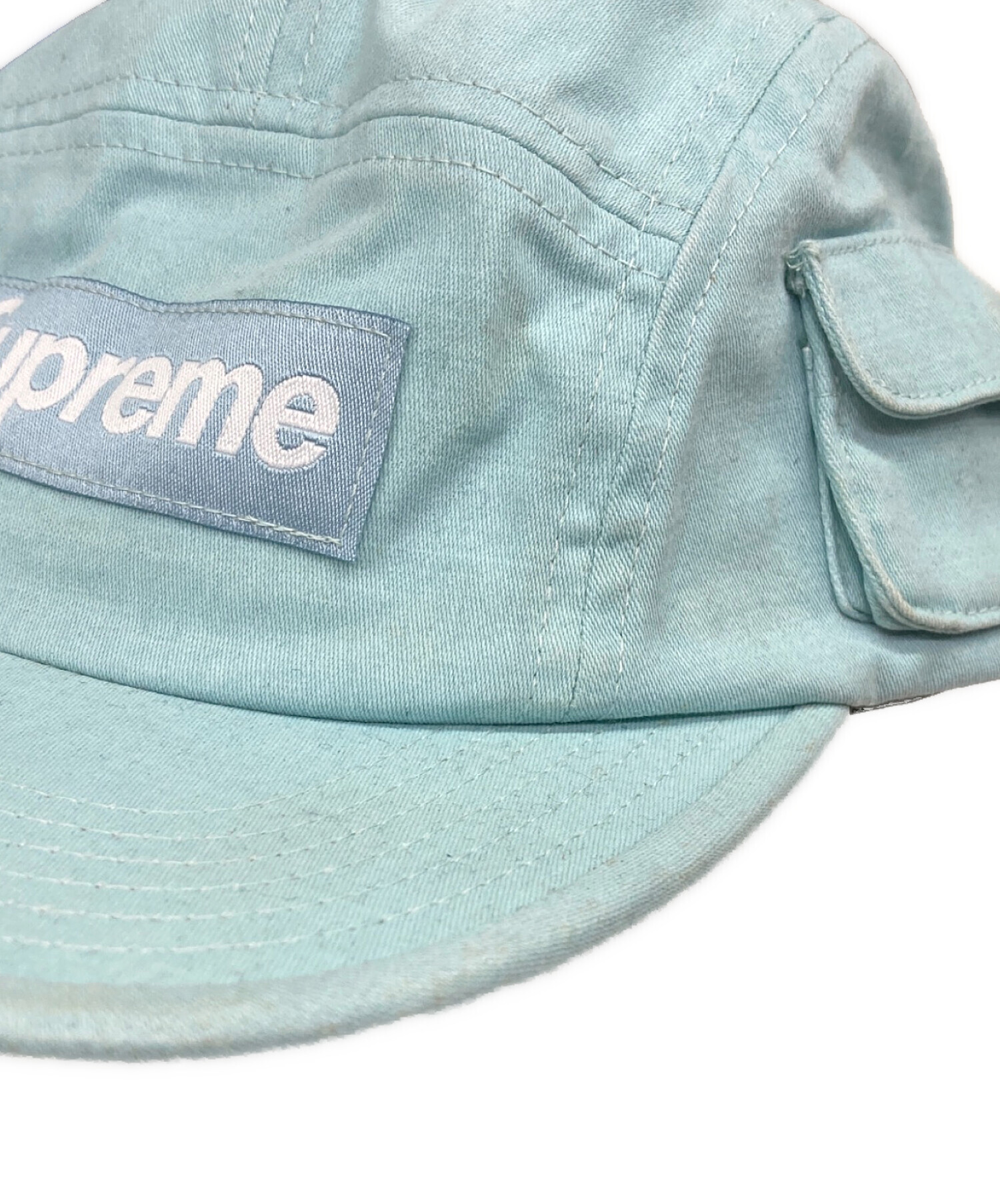 中古・古着通販】SUPREME (シュプリーム) Snap Pocket Camp Cap スカイ