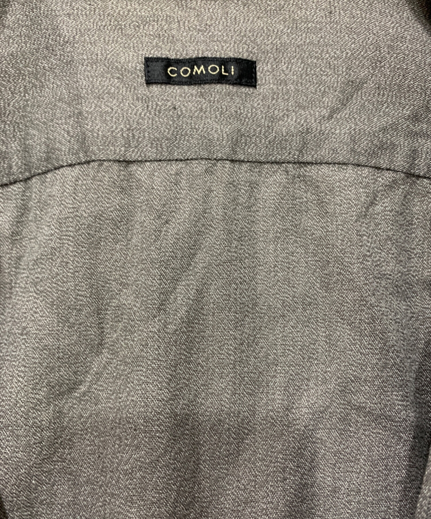 中古・古着通販】COMOLI (コモリ) 長袖シャツ グレー サイズ:2
