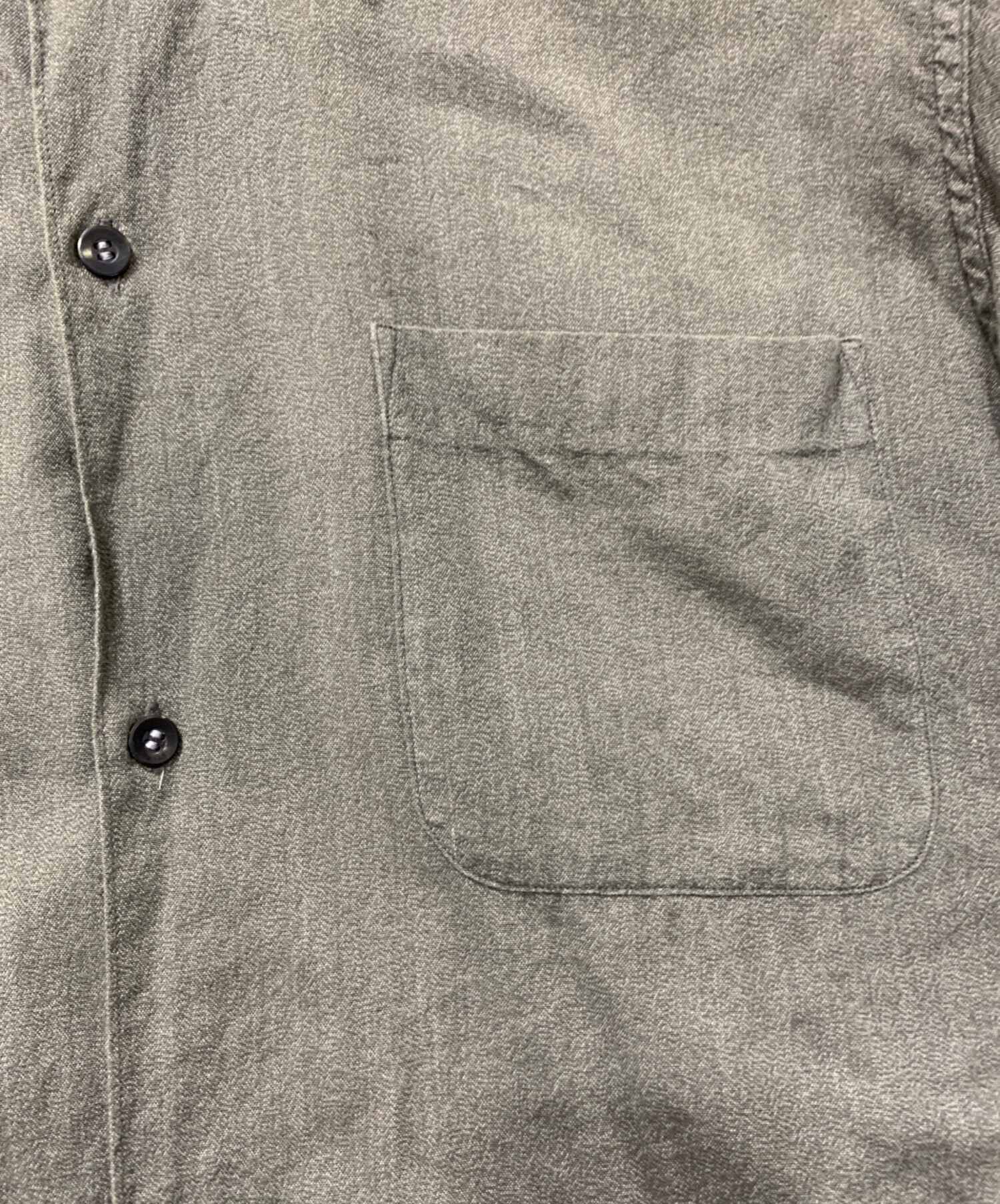 中古・古着通販】COMOLI (コモリ) 長袖シャツ グレー サイズ:2