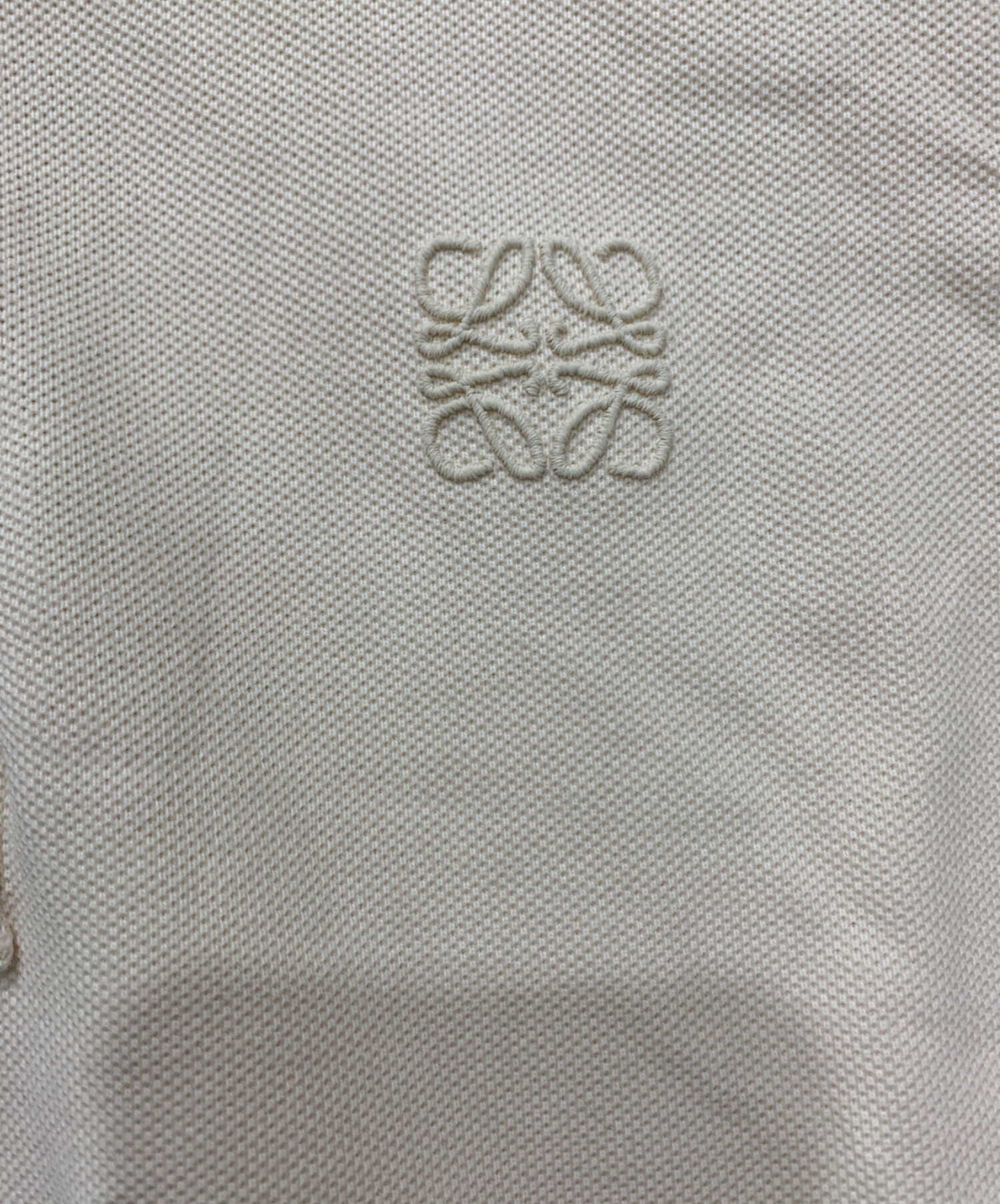 中古・古着通販】LOEWE (ロエベ) ポロシャツ アイボリー サイズ:XS