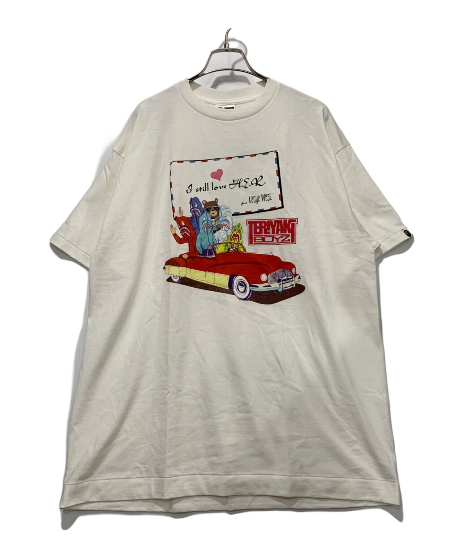 エイプTシャツホワイトM 中古・古着通販】A BATHING APE (アベイシングエイプ) Tシャツ