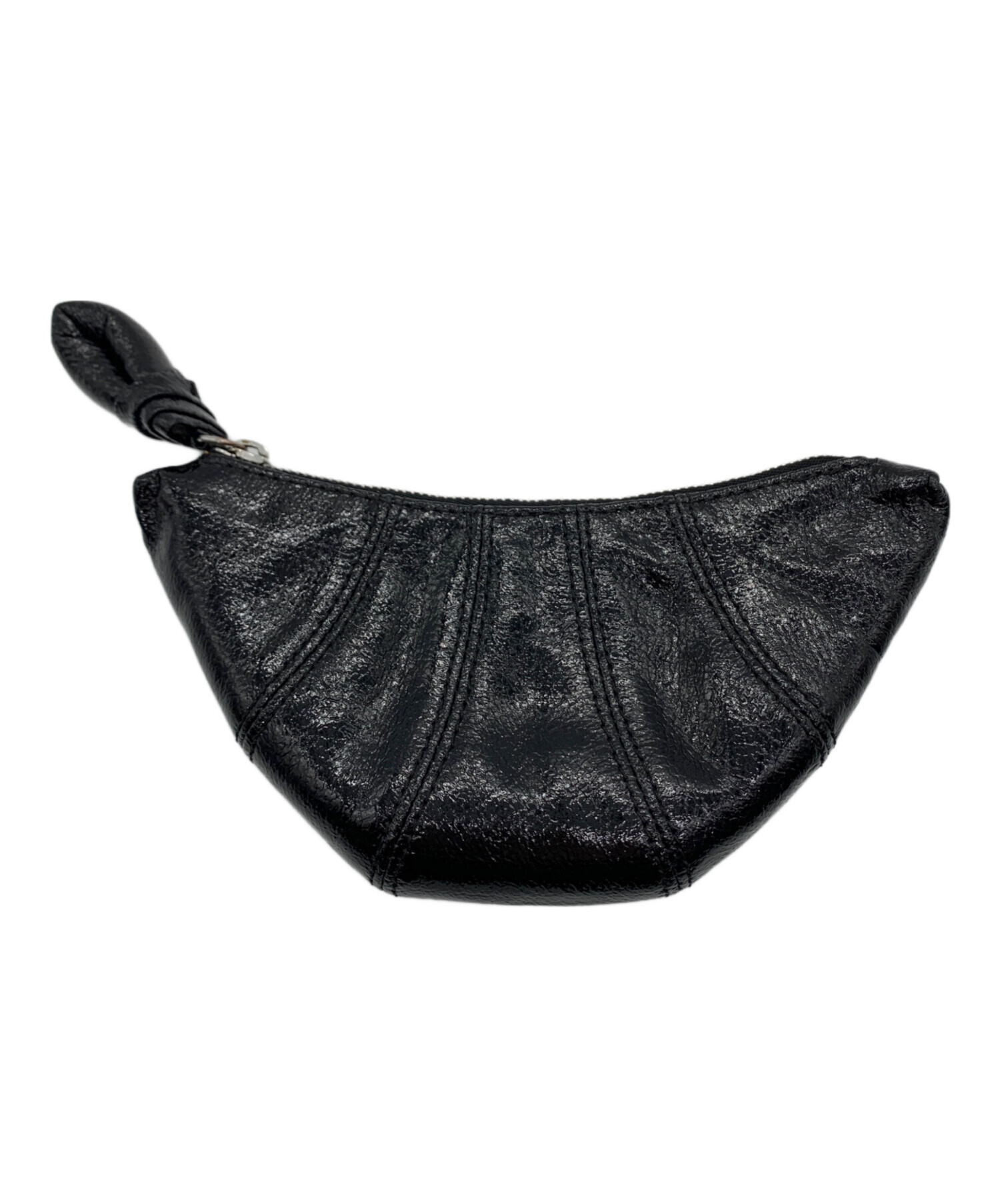 ルメール　lemaire 黒 レザー ケース 三角形 中古・古着通販】LEMAIRE (ルメール) クロワッサンコインケース