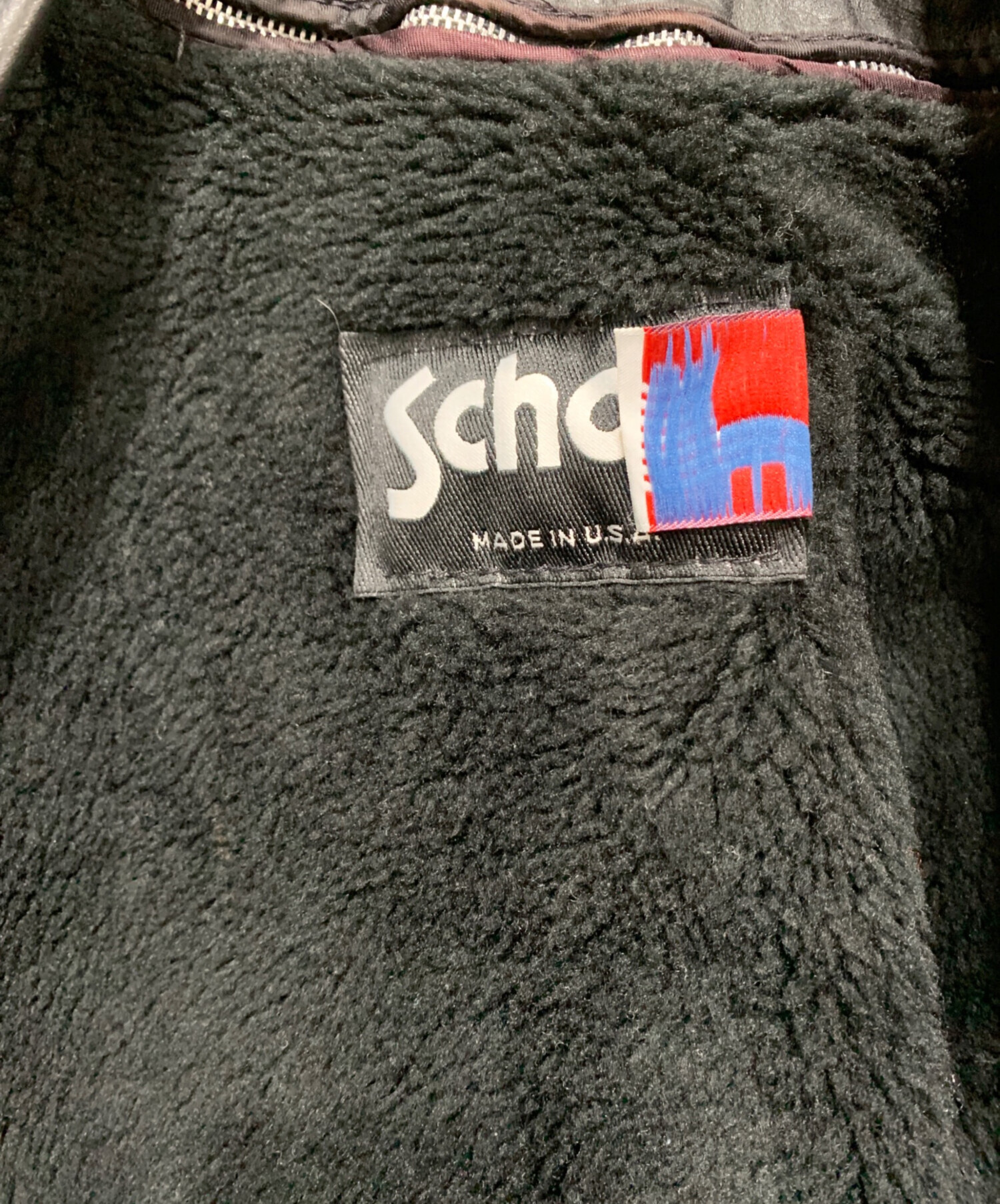 中古・古着通販】Schott (ショット) ライナー付シングルライダース 中古・古着通販】Schott (ショット) ライナー付シングルライダース