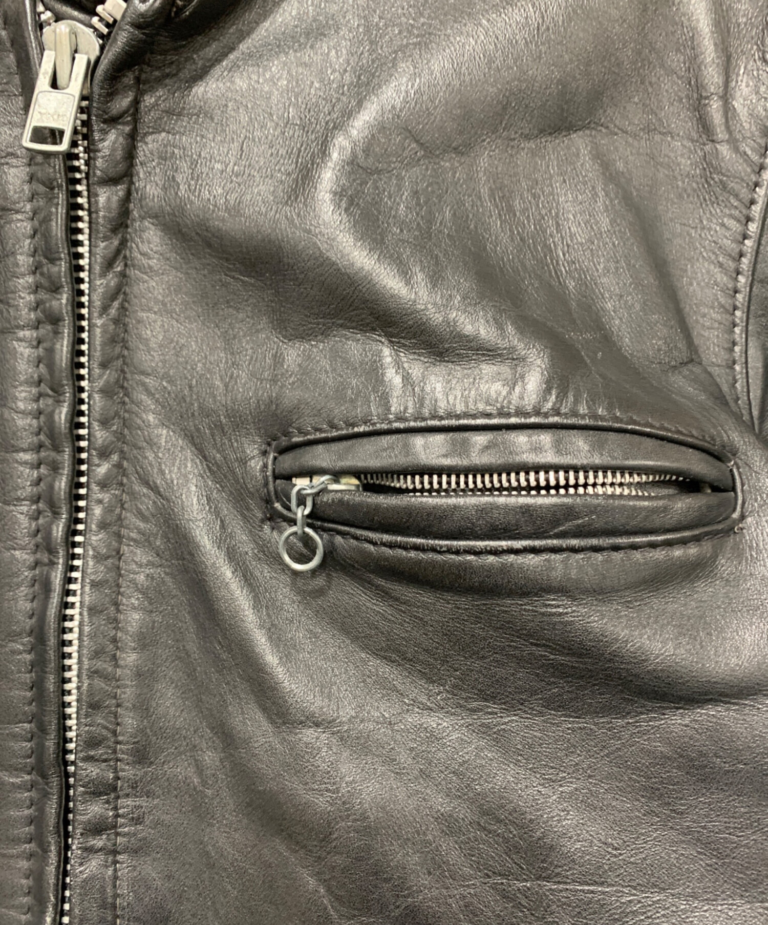中古・古着通販】Schott (ショット) ライナー付シングルライダース