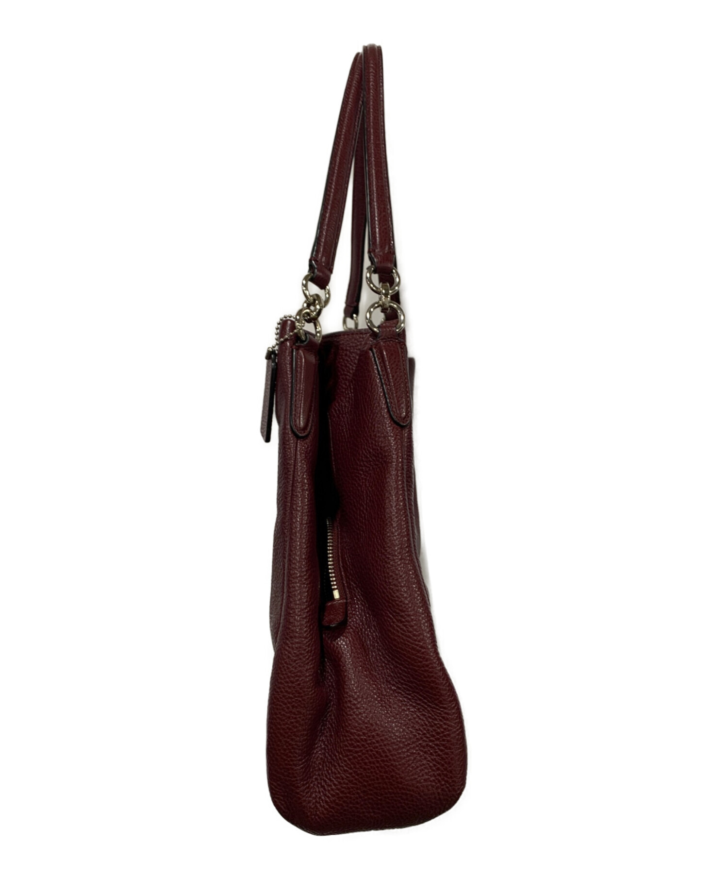 中古・古着通販】COACH (コーチ) トートバッグ ワインレッド｜ブランド