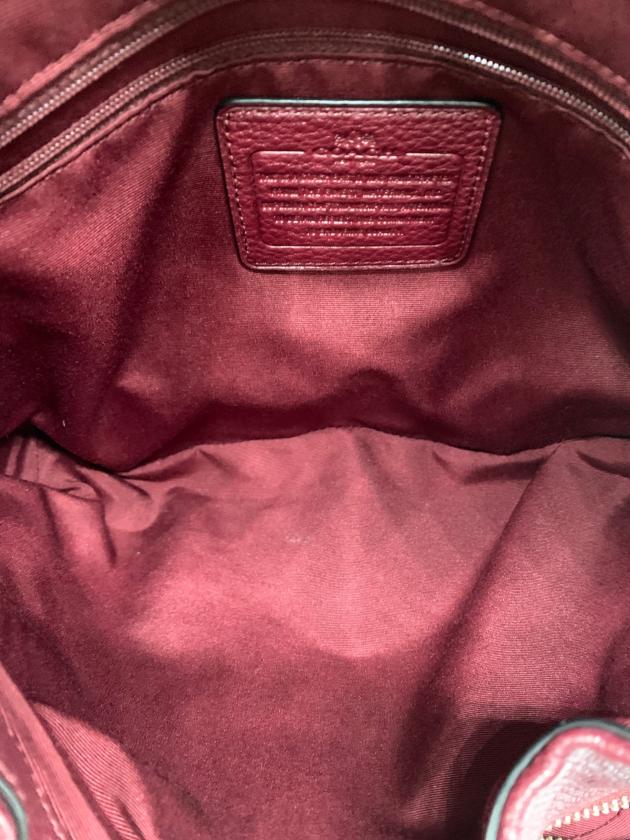 COACH トートバッグ スエードワインレッド内装 コーチ 中古・古着通販】COACH (コーチ) トートバッグ ワインレッド｜ブランド