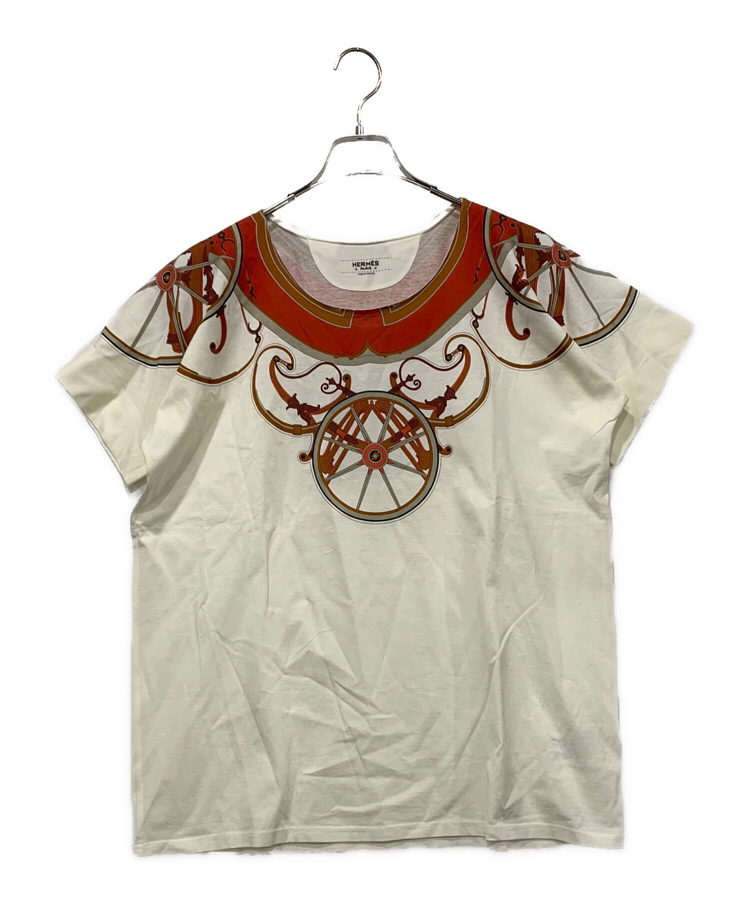 HERMES エルメス Tシャツ・カットソー 40(M位) 黒 HERMES エルメス T 