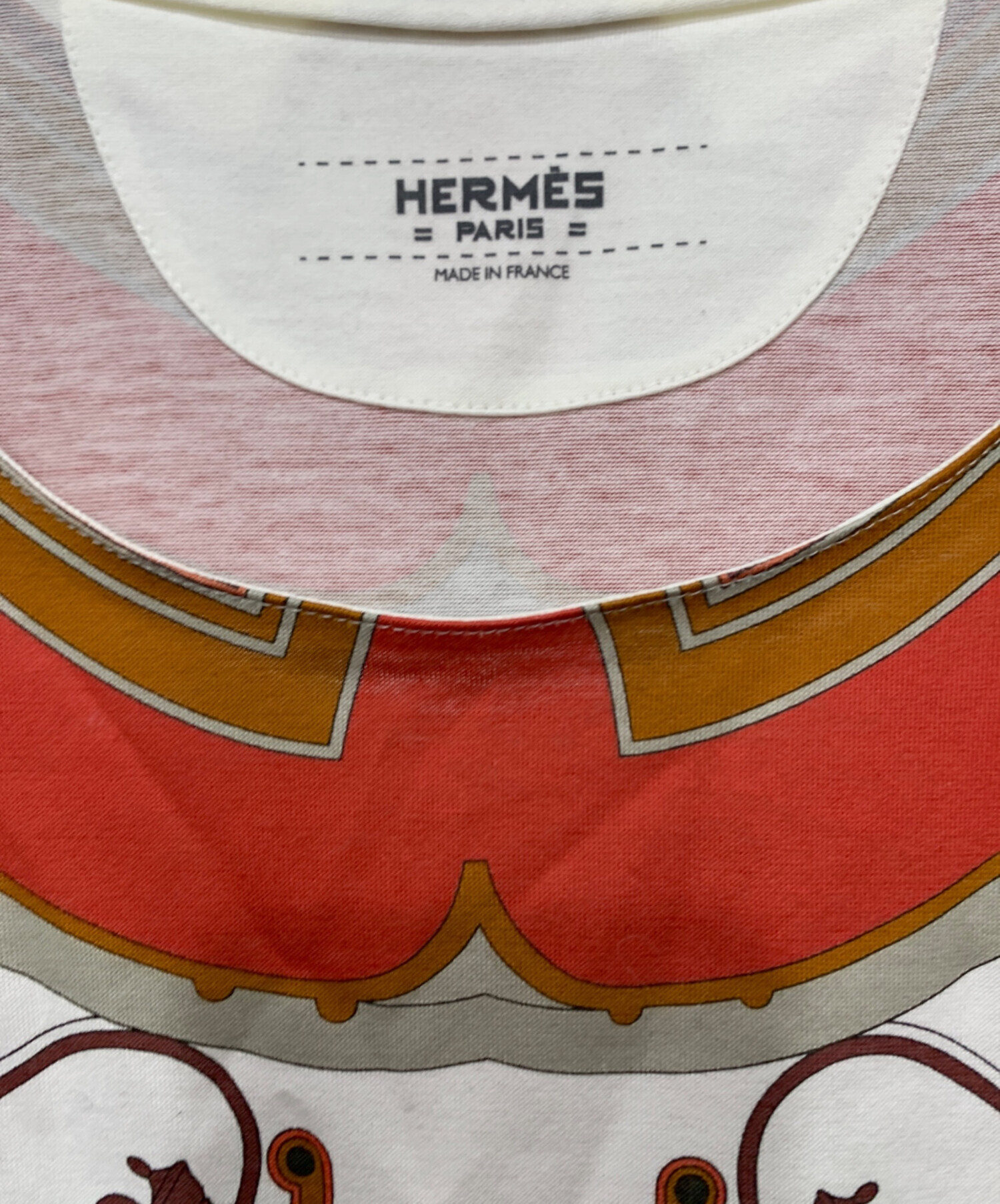 中古・古着通販】HERMES (エルメス) 半袖カットソー ホワイト サイズ