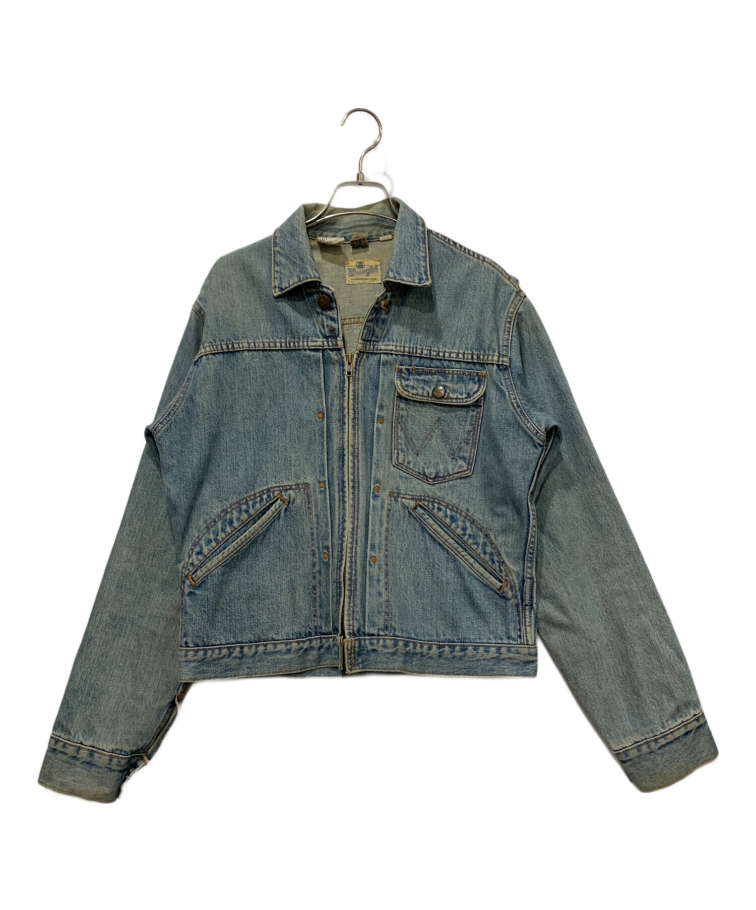中古・古着通販】Wrangler (ラングラー) ジップアップデニムジャケット