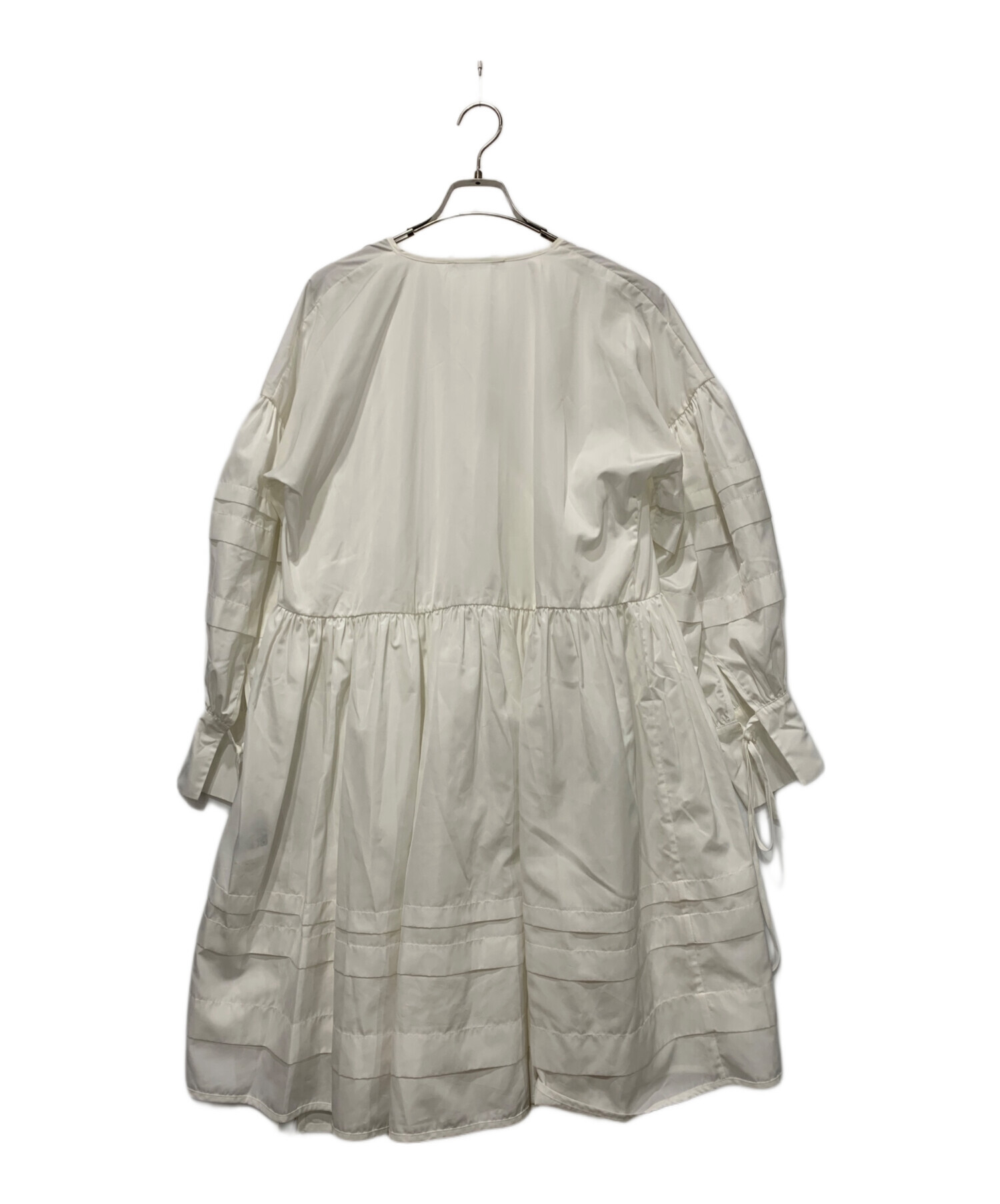 セシリーバンセン　ラップワンピース　ドレス　AMALIE DRESS 白　M/L CECILIE BAHNSEN】 