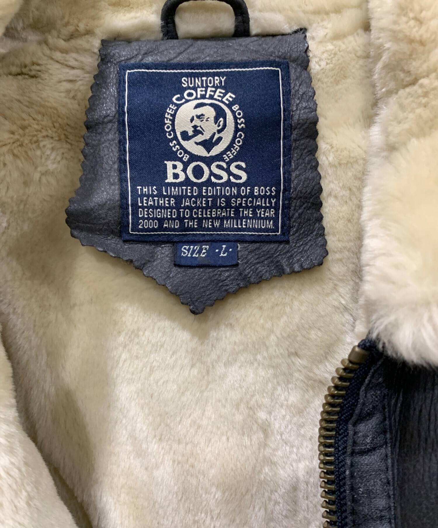 中古・古着通販】BOSS (ボス) B-3 フライトジャケット ブラック サイズ