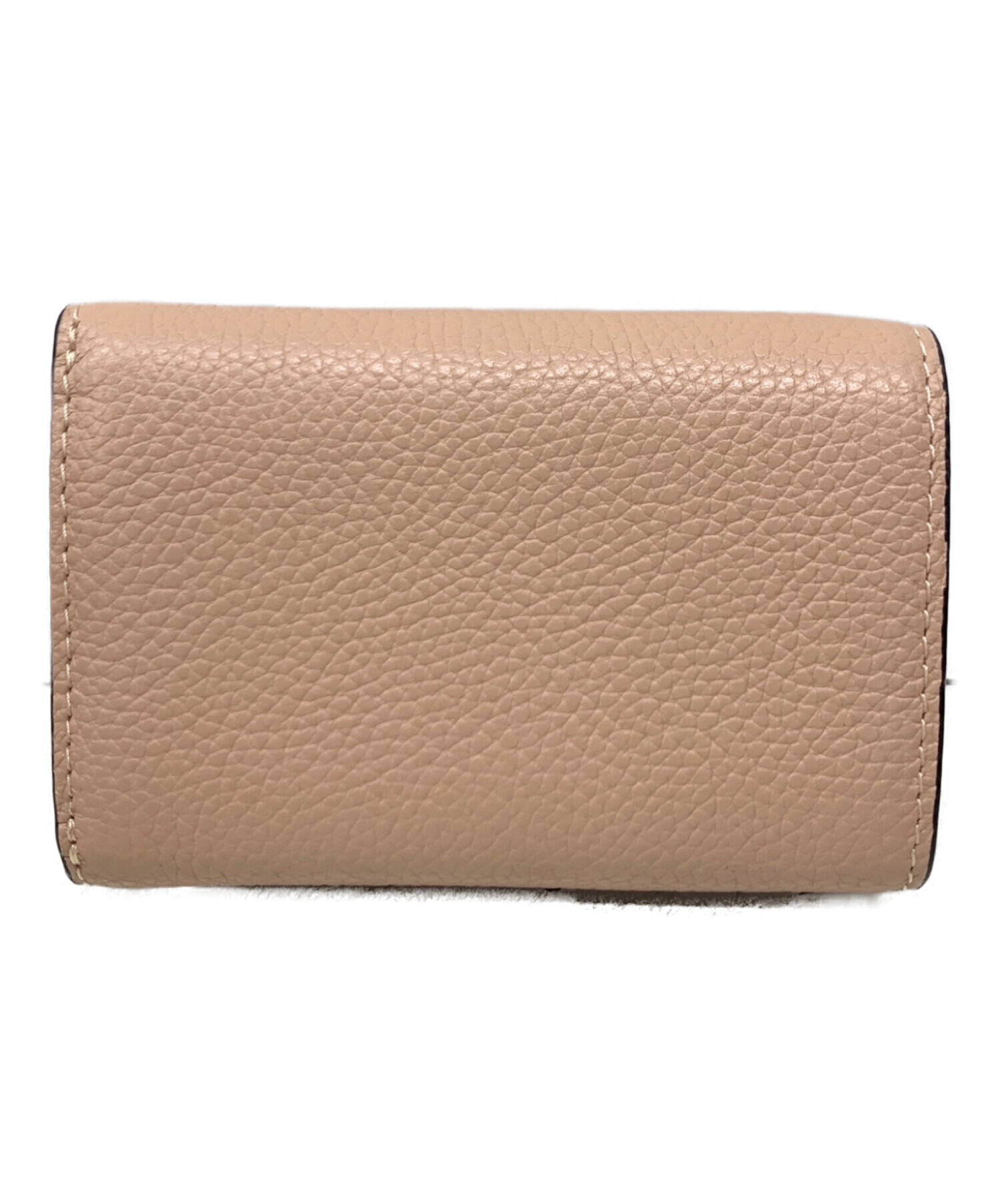 【美品】コーチ COACH 三つ折り財布 ベージュ/ブラウン　y2k 平成レトロ 中古・古着通販】COACH (コーチ) 3つ折り財布 ピンク｜ブランド・古着