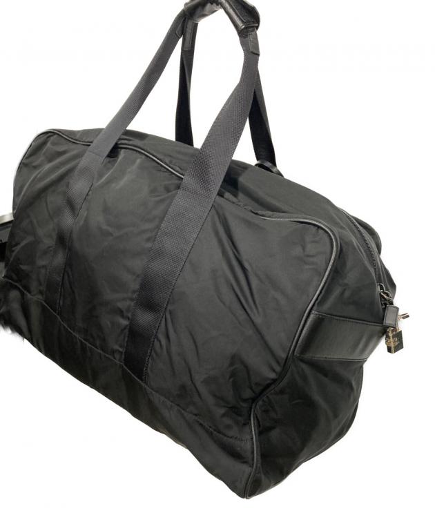 中古・古着通販】PRADA (プラダ) ナイロンボストンバッグ ブラック