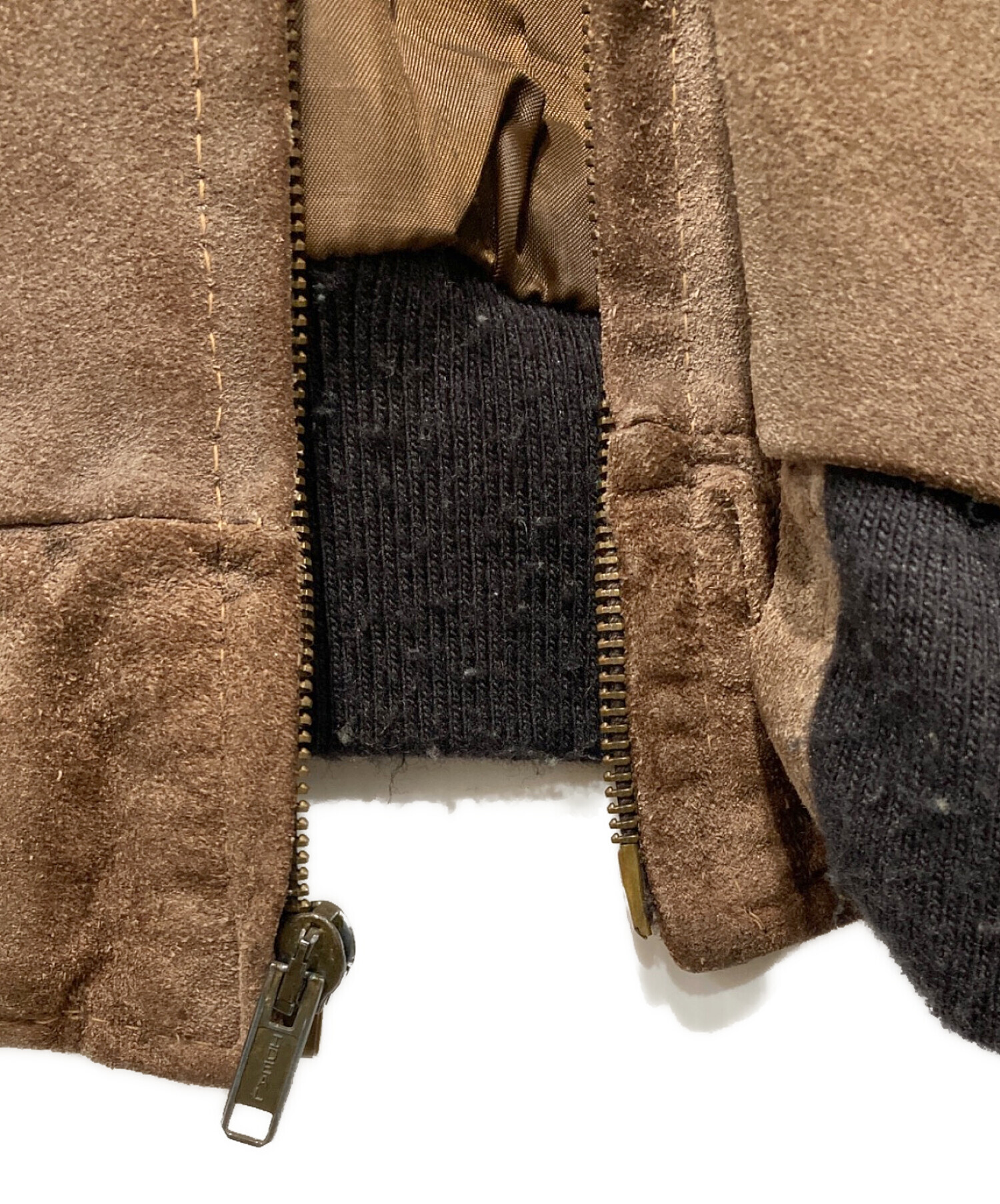 Schott　ショット　40　USA製　スエードジャケット　ブラウン　美品 Schott N.Y.C（ショット） 革ジャン ライダース Schott/ショット