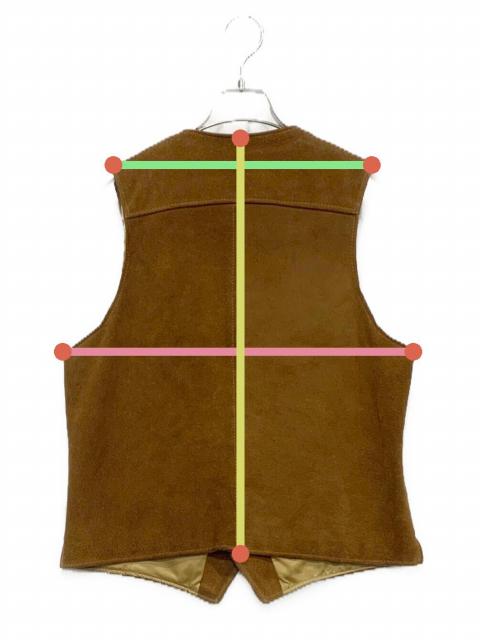 Schott スエード ベスト Mサイズ ブラウン USA製!! RANCHER by SCHOTT ショット スウェード ベスト レザー 革