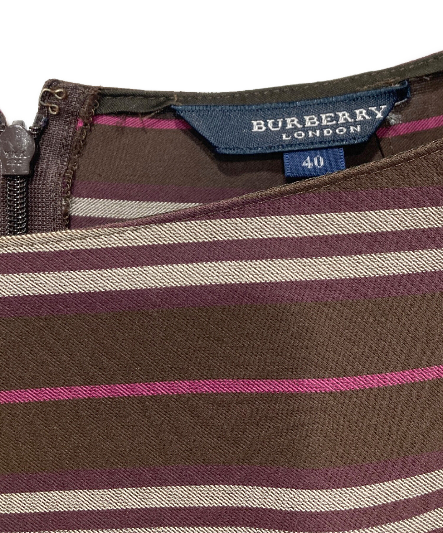 中古・古着通販】BURBERRY (バーバリー) ノースリーブワンピース