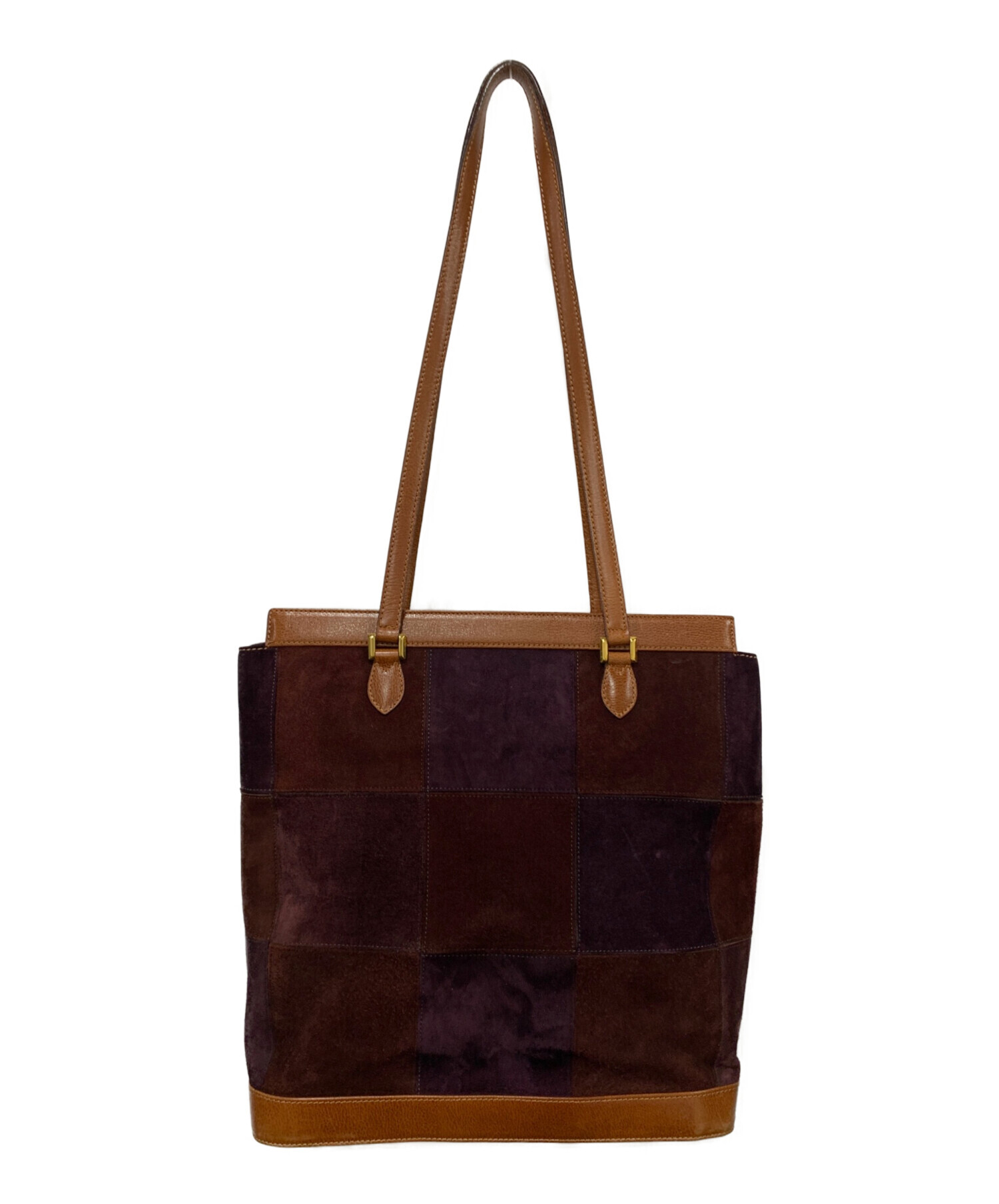 Ferragamo　紫 スエード パーティーバッグ 中古・古着通販】Salvatore Ferragamo (サルヴァトーレ フェラガモ