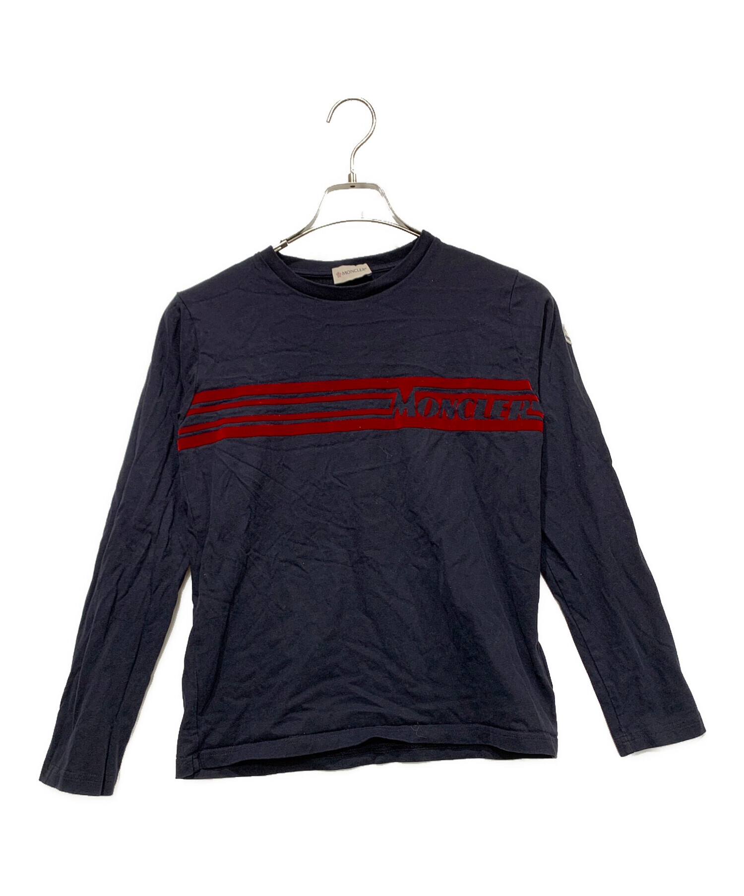 中古・古着通販】MONCLER (モンクレール) 長袖カットソー ネイビー
