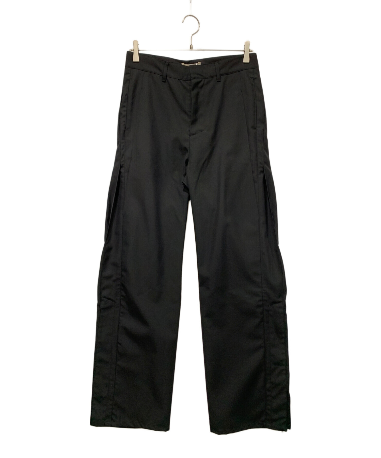 中古・古着通販】Vuja De (ヴジャデ) GALA PLEATED TROUSERS ブラック