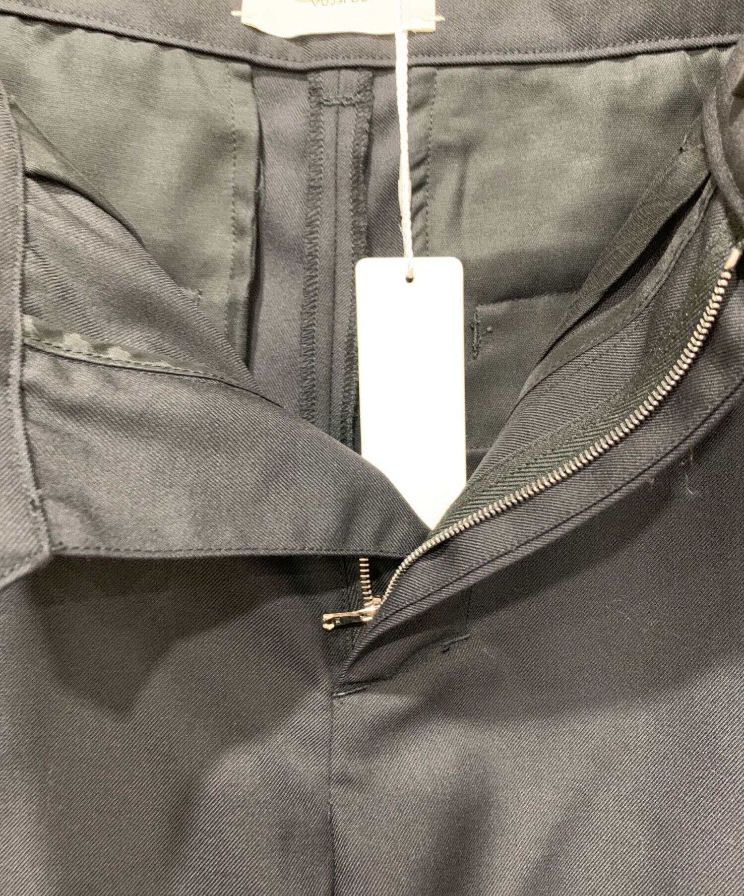 中古・古着通販】Vuja De (ヴジャデ) GALA PLEATED TROUSERS ブラック