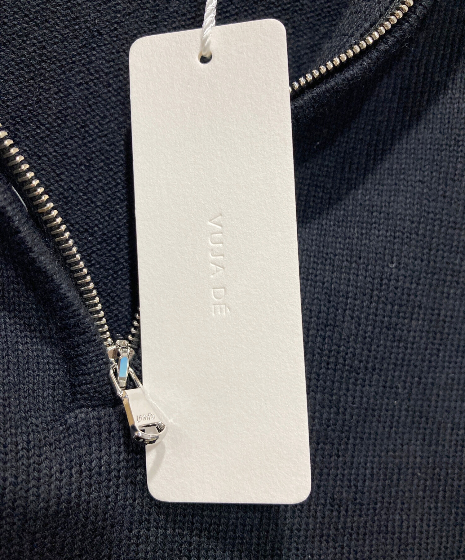 中古・古着通販】Vuja De (ヴジャデ) FRANK STRUCTURED HAIF-ZIP KNIT 