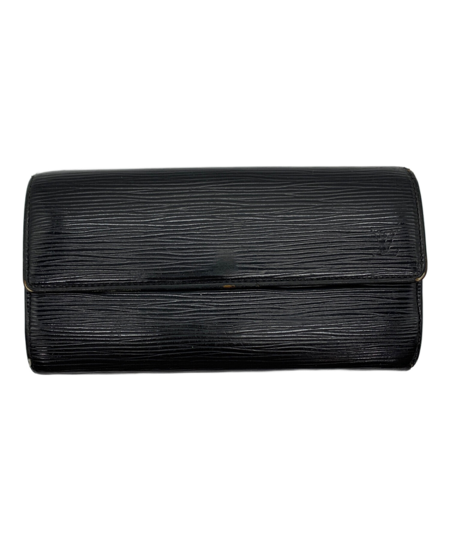 中古・古着通販】LOUIS VUITTON (ルイ ヴィトン) 長財布 ブラック 