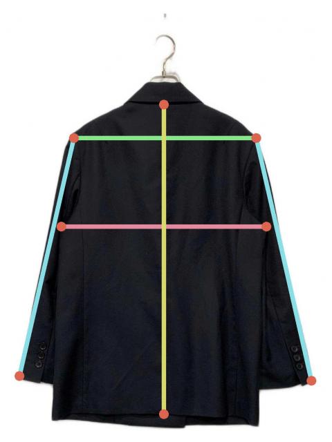 中古・古着通販】anuke (アンヌーク) Oversize Double Jacket ネイビー