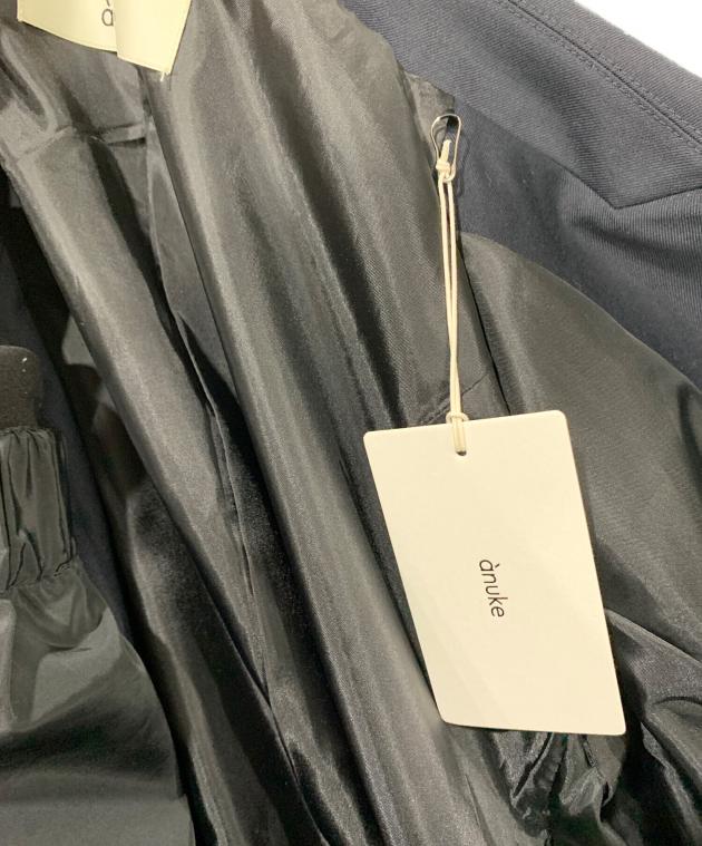 anuke Oversize Double Jacket ネイビー 中古・古着通販】anuke (アンヌーク) Oversize Double Jacket ネイビー