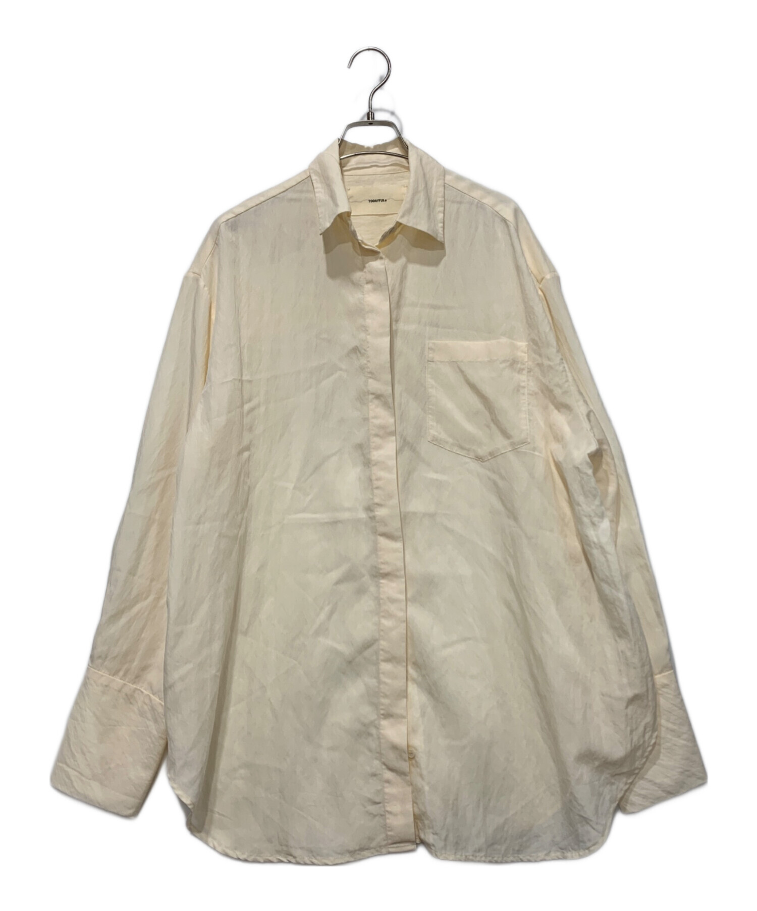 中古・古着通販】TODAYFUL (トゥデイフル) 長袖シャツ ベージュ サイズ