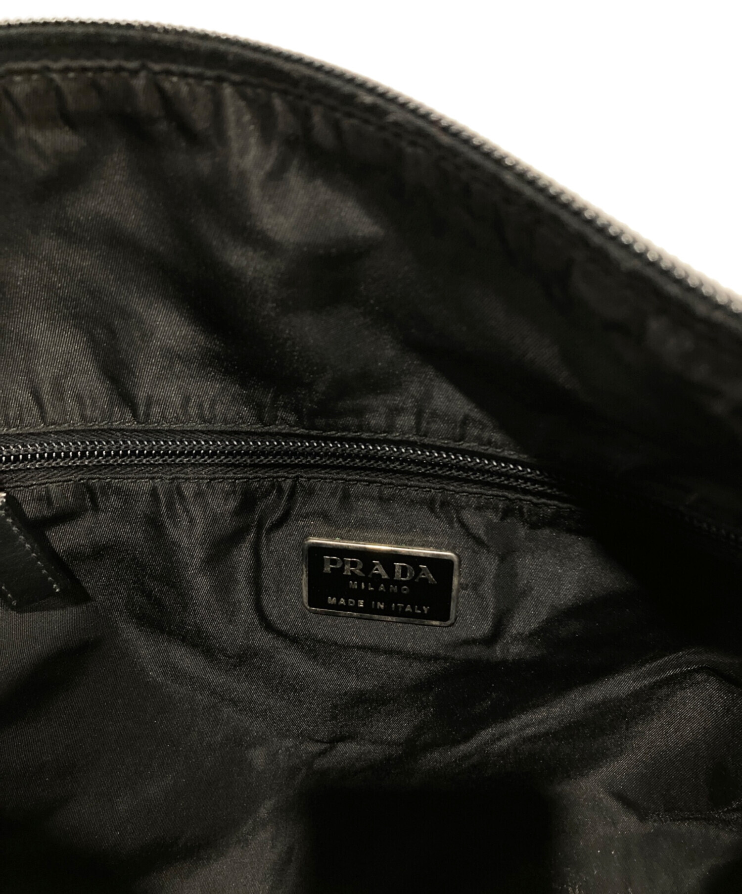中古・古着通販】PRADA (プラダ) ショルダーバッグ ブラック｜ブランド