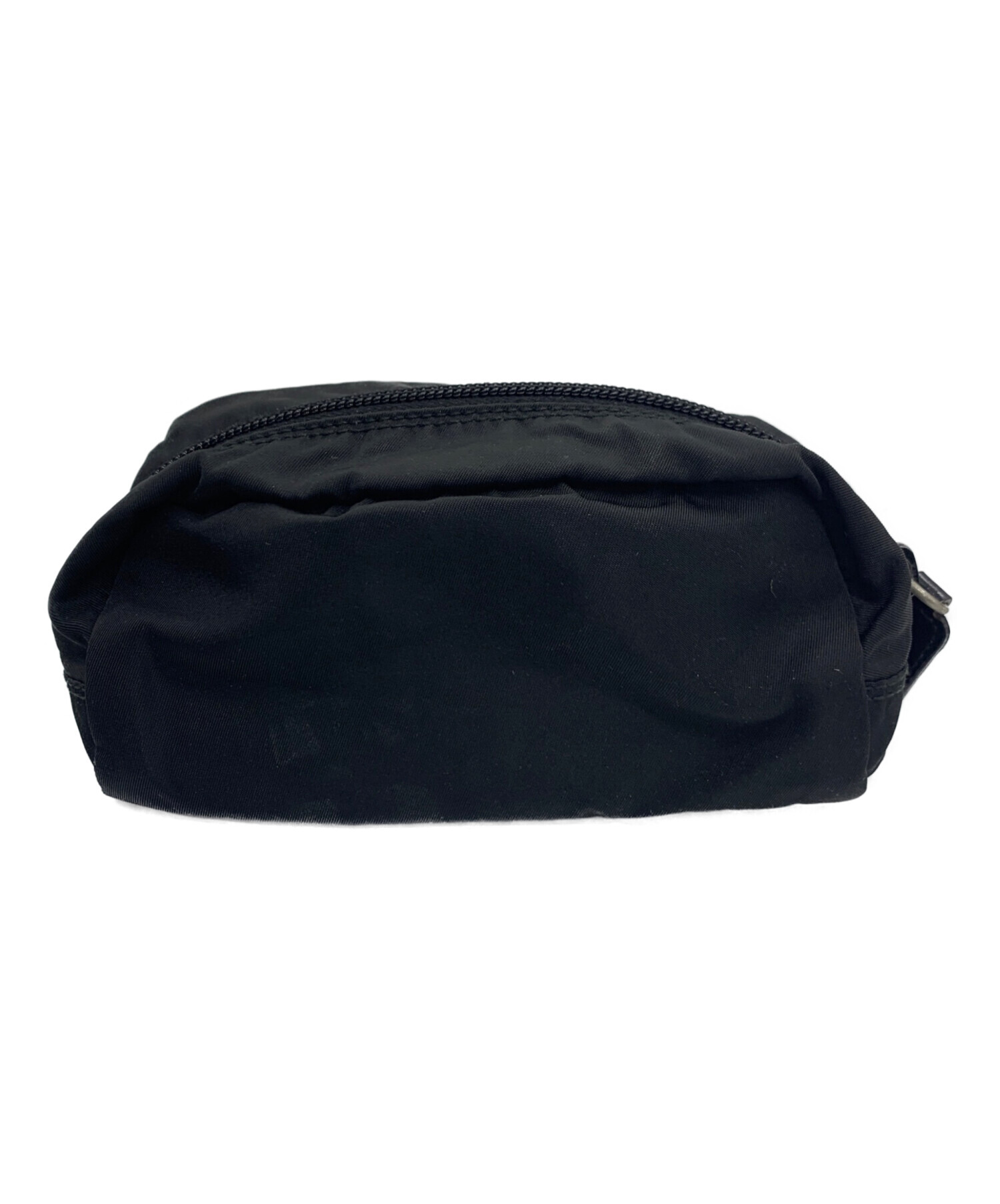 中古・古着通販】PRADA (プラダ) ナイロンポーチ ブラック｜ブランド