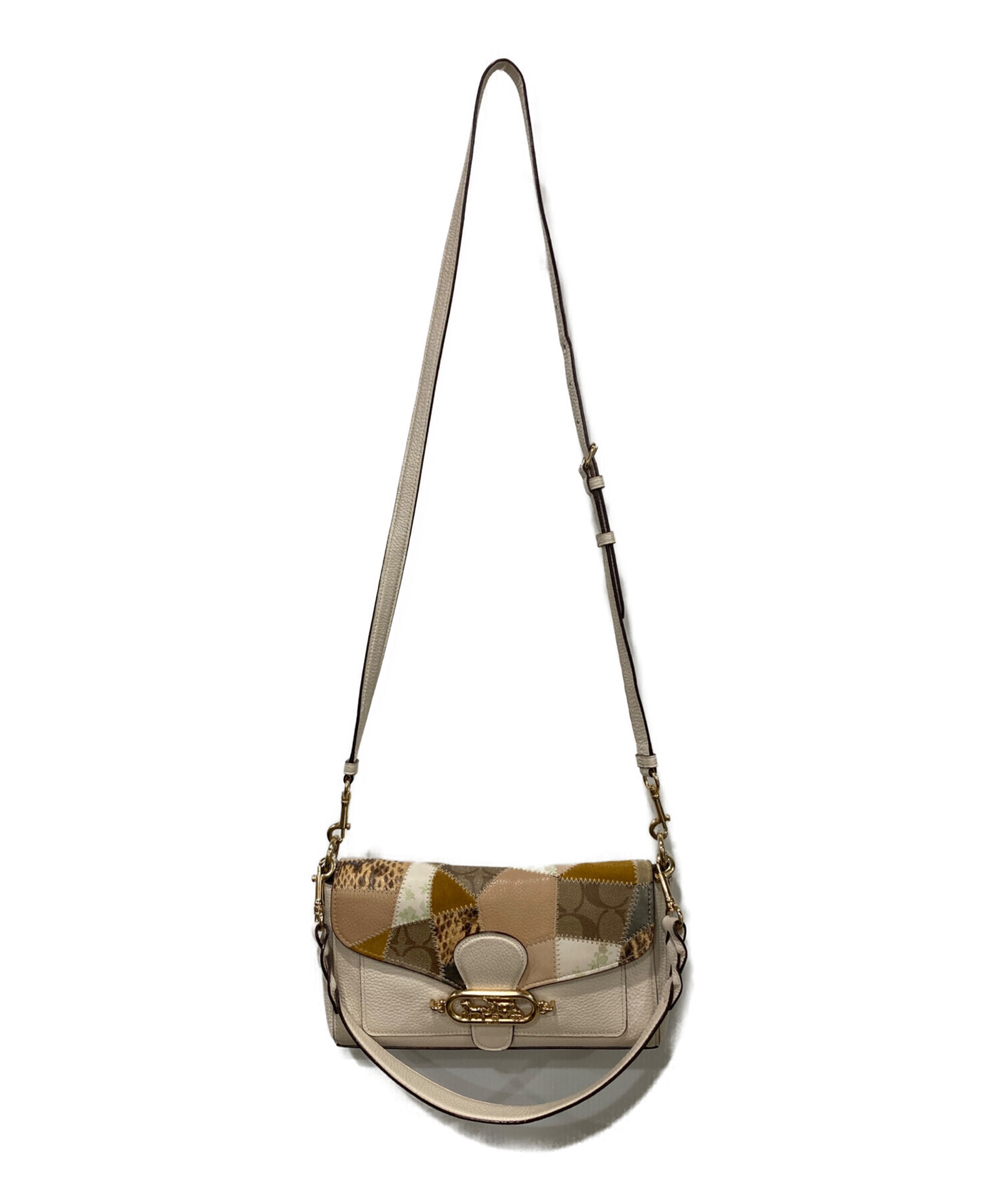 未使用 Coach コーチ 巾着 ショルダーバッグ 2way アイボリー ポーチ 中古・古着通販】COACH (コーチ) ショルダーバッグ アイボリー