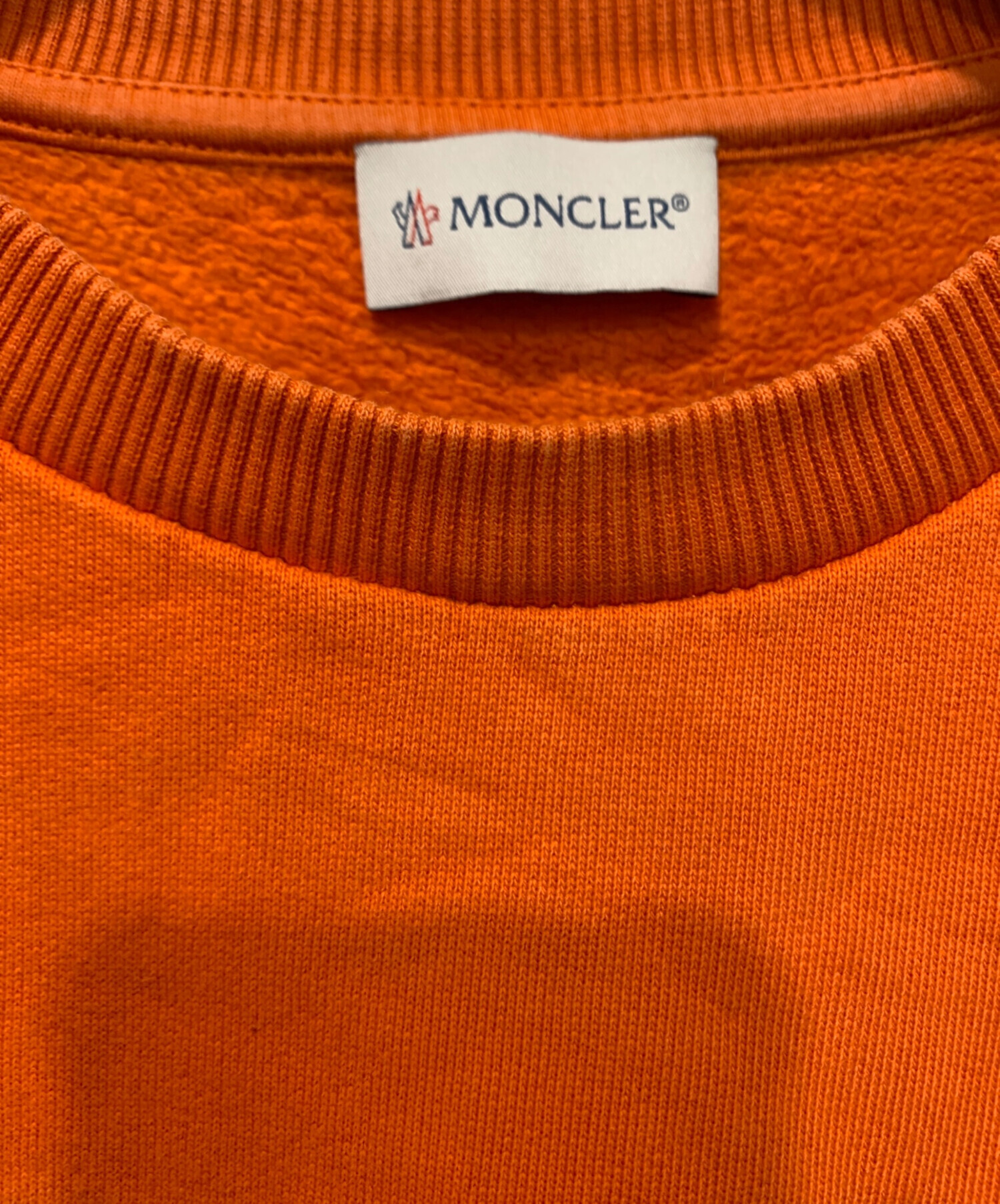 中古・古着通販】MONCLER (モンクレール) MAGLIA GIROCOLLO オレンジ