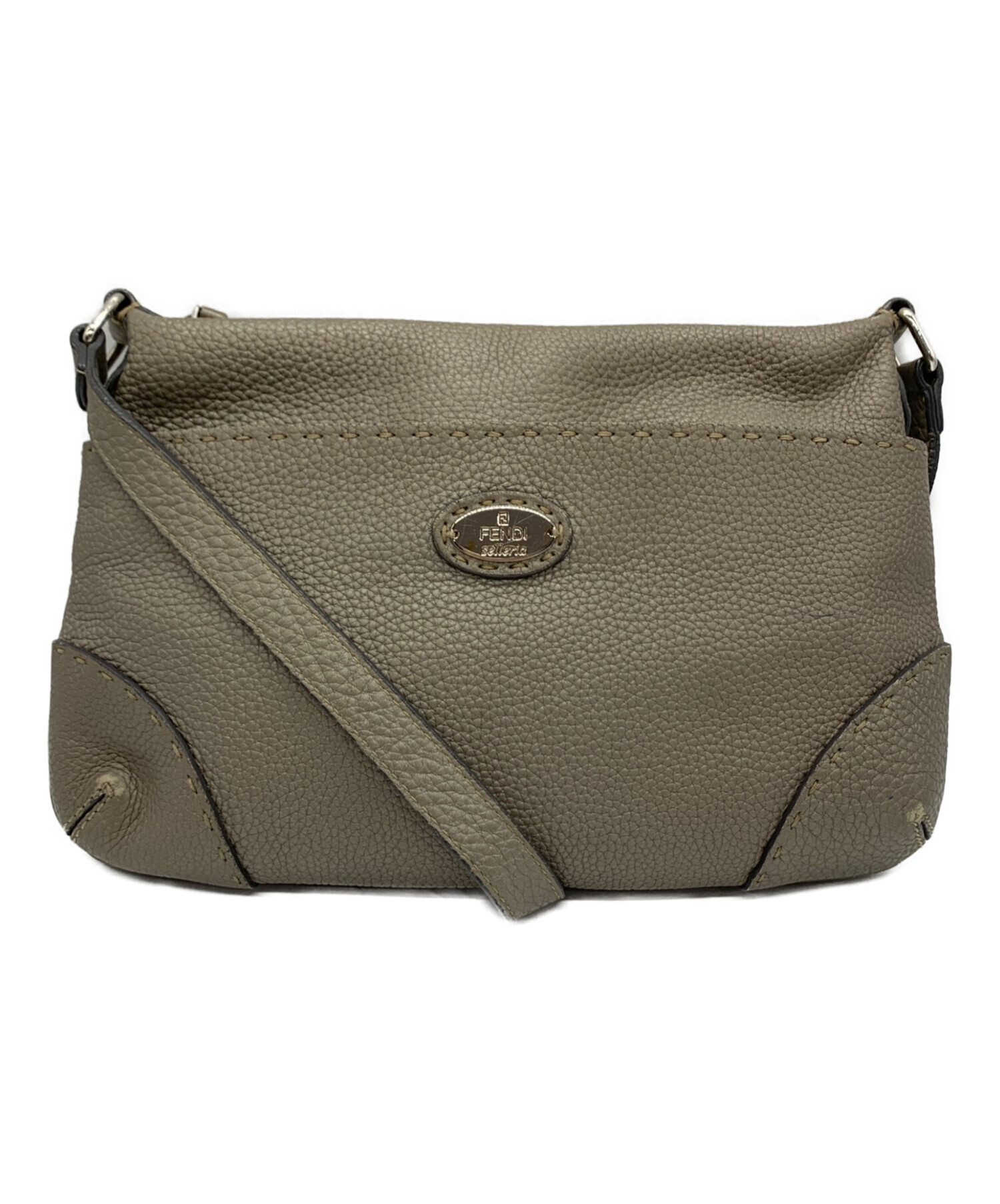 中古・古着通販】FENDI (フェンディ) セレリアショルダーバッグ カーキ