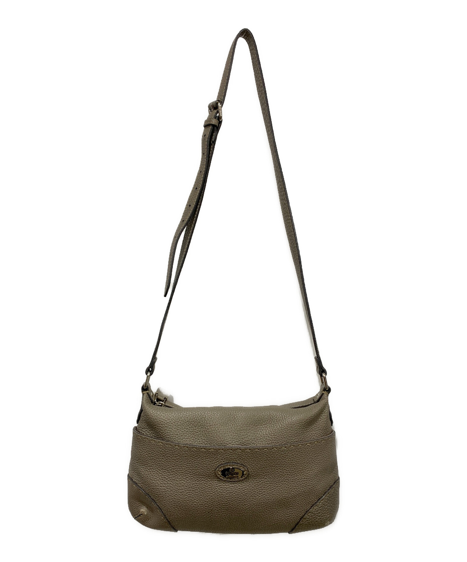 中古・古着通販】FENDI (フェンディ) セレリアショルダーバッグ カーキ
