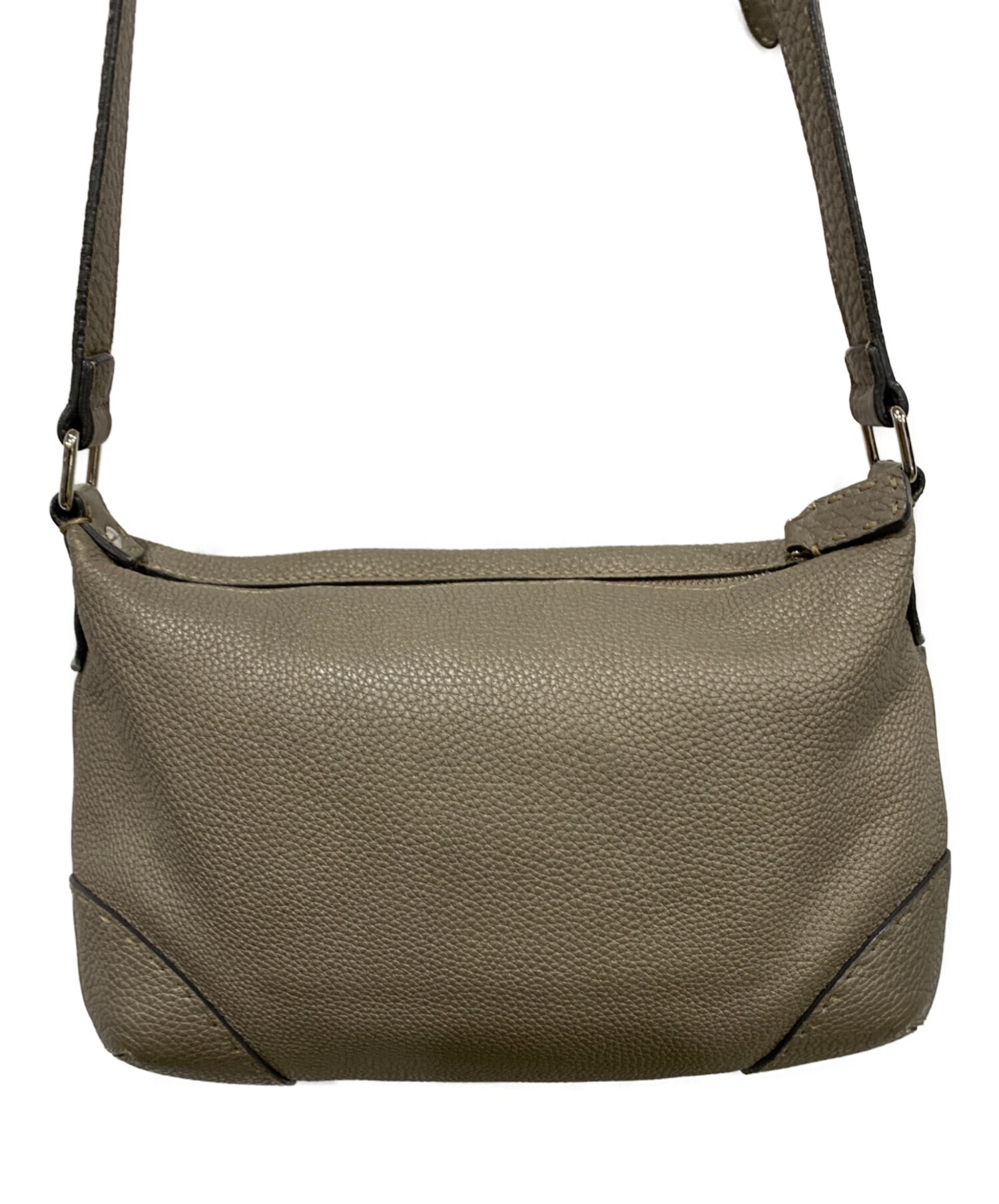 中古・古着通販】FENDI (フェンディ) セレリアショルダーバッグ カーキ