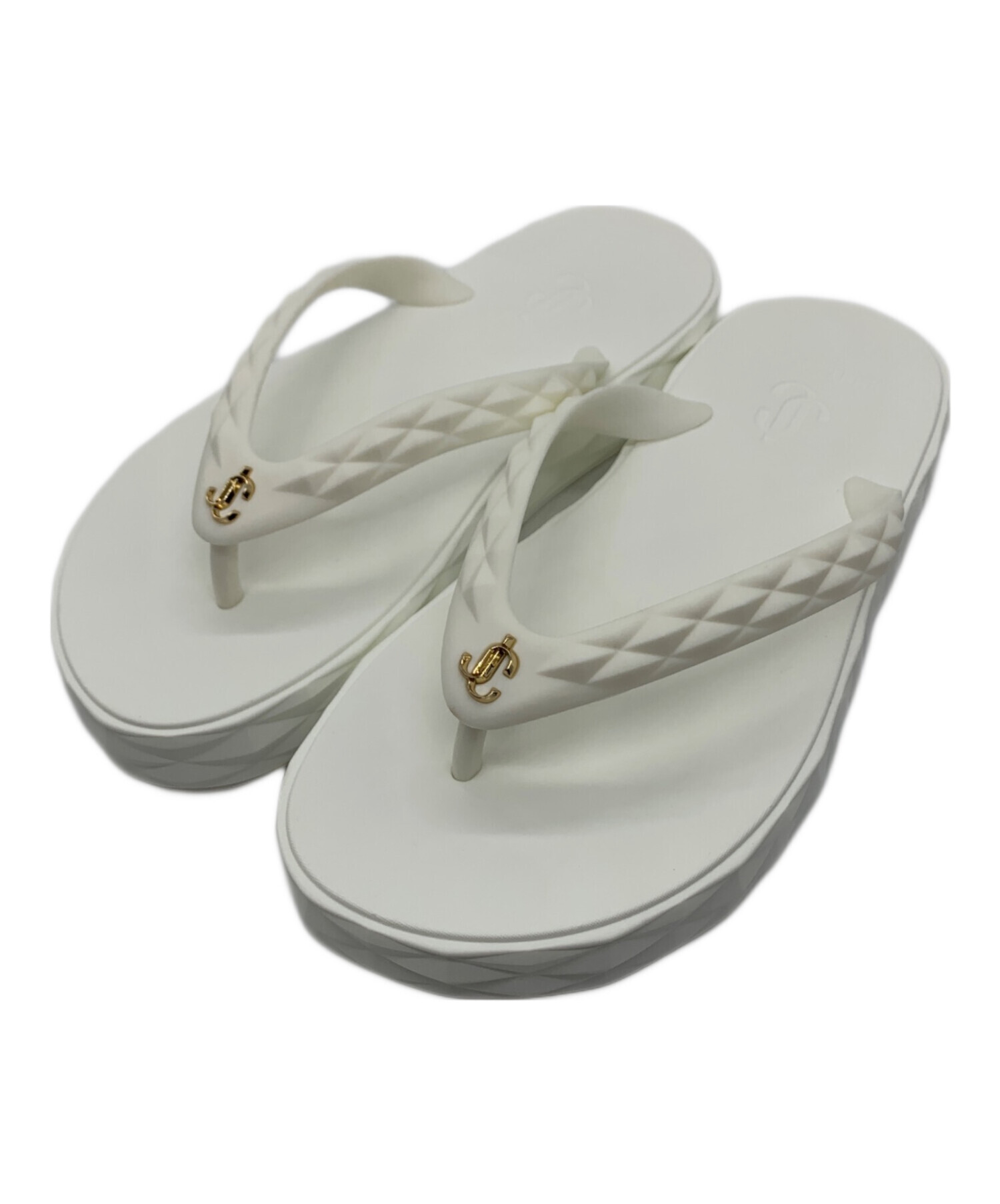 中古・古着通販】JIMMY CHOO (ジミーチュウ) diamond flip flop