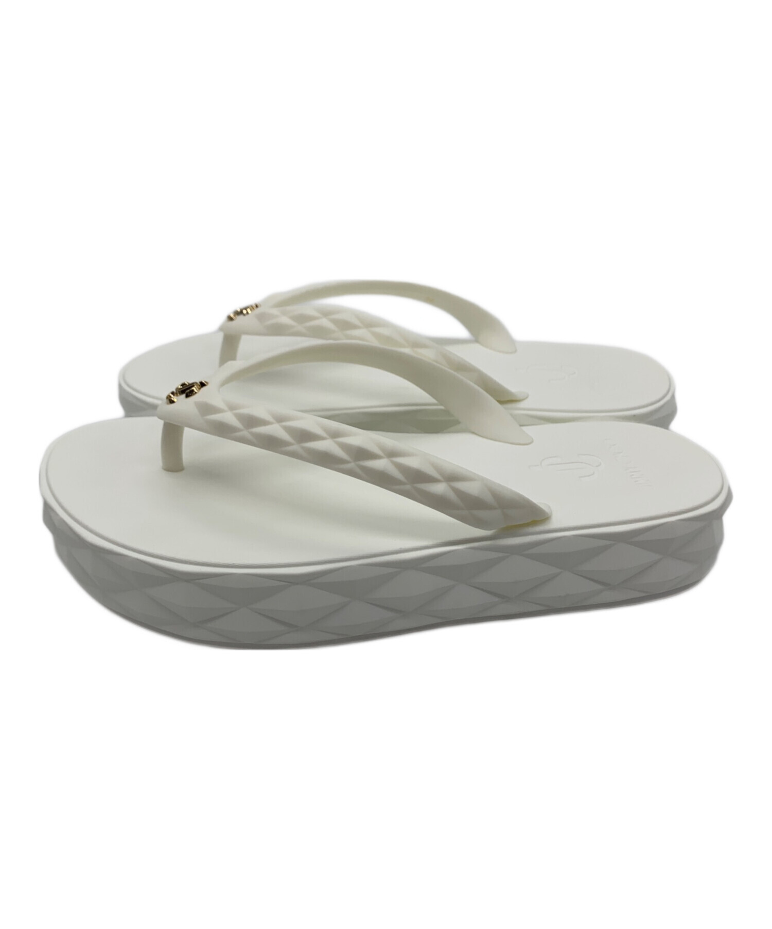 中古・古着通販】JIMMY CHOO (ジミーチュウ) diamond flip flop