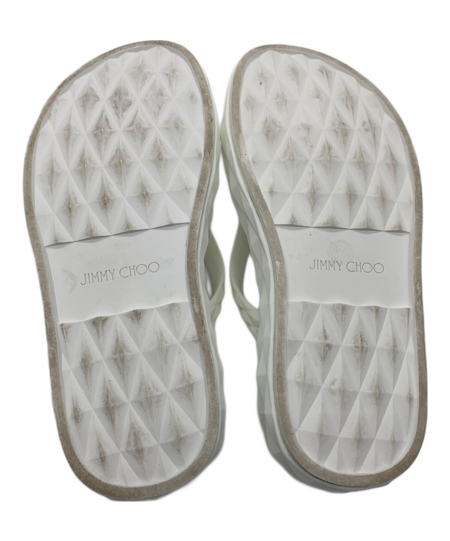 中古・古着通販】JIMMY CHOO (ジミーチュウ) diamond flip flop